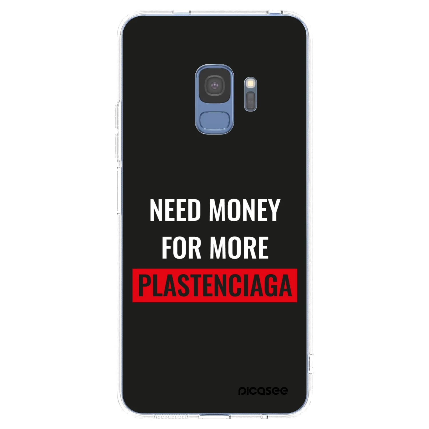 Picasee silikonový průhledný obal pro Samsung Galaxy S9 G960F - More PLASTENCIAGA