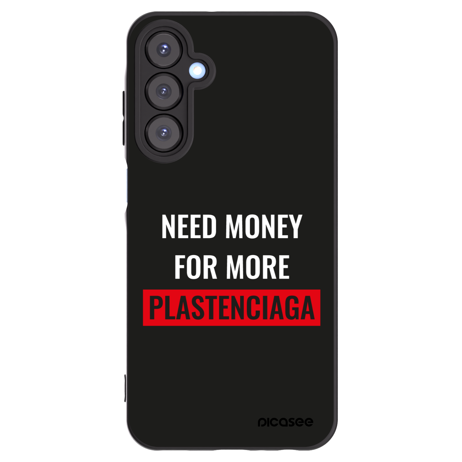 Picasee silikonový černý obal pro Samsung Galaxy A25 A256B 5G - More PLASTENCIAGA