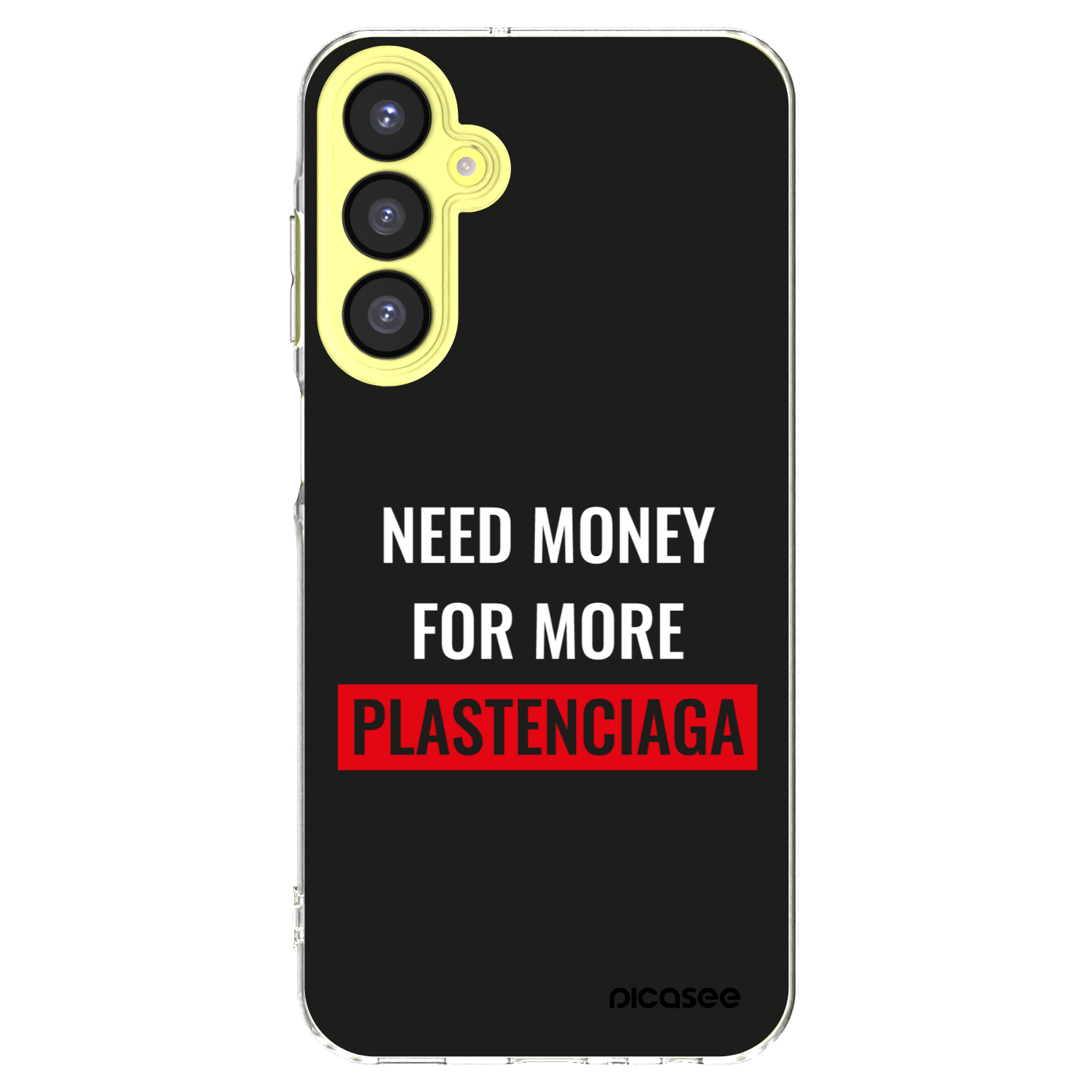 Picasee silikonový průhledný obal pro Samsung Galaxy A25 A256B 5G - More PLASTENCIAGA