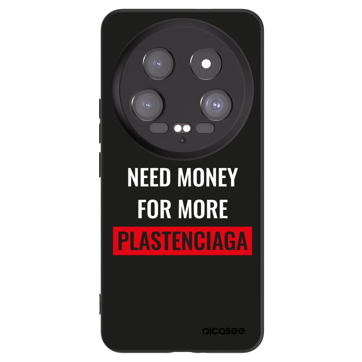 Picasee silikonový černý obal pro Xiaomi 14 Ultra - More PLASTENCIAGA