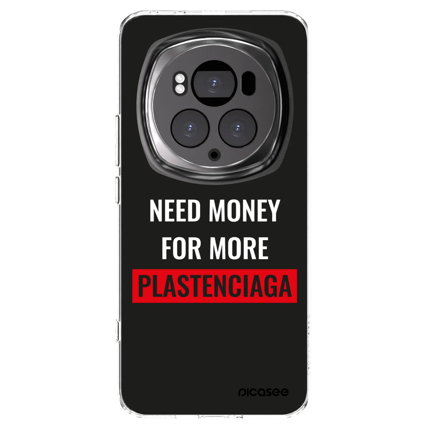 Picasee silikonový průhledný obal pro Honor Magic6 Pro - More PLASTENCIAGA