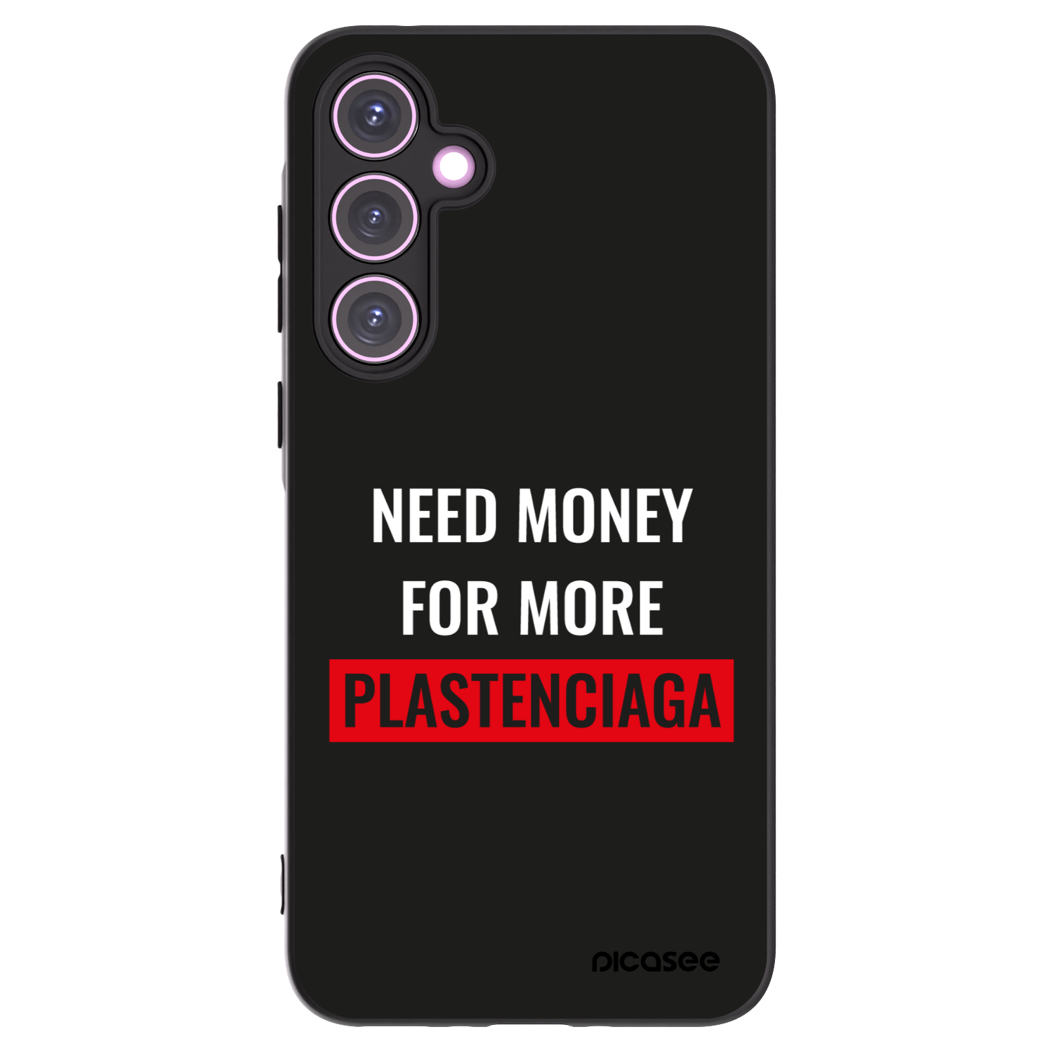 Picasee silikonový černý obal pro Samsung Galaxy A35 5G A356B - More PLASTENCIAGA