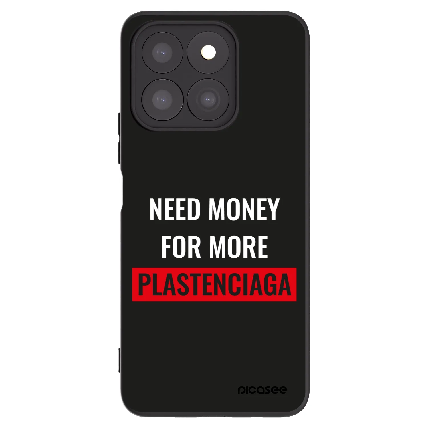 Picasee silikonový černý obal pro Honor X8b - More PLASTENCIAGA