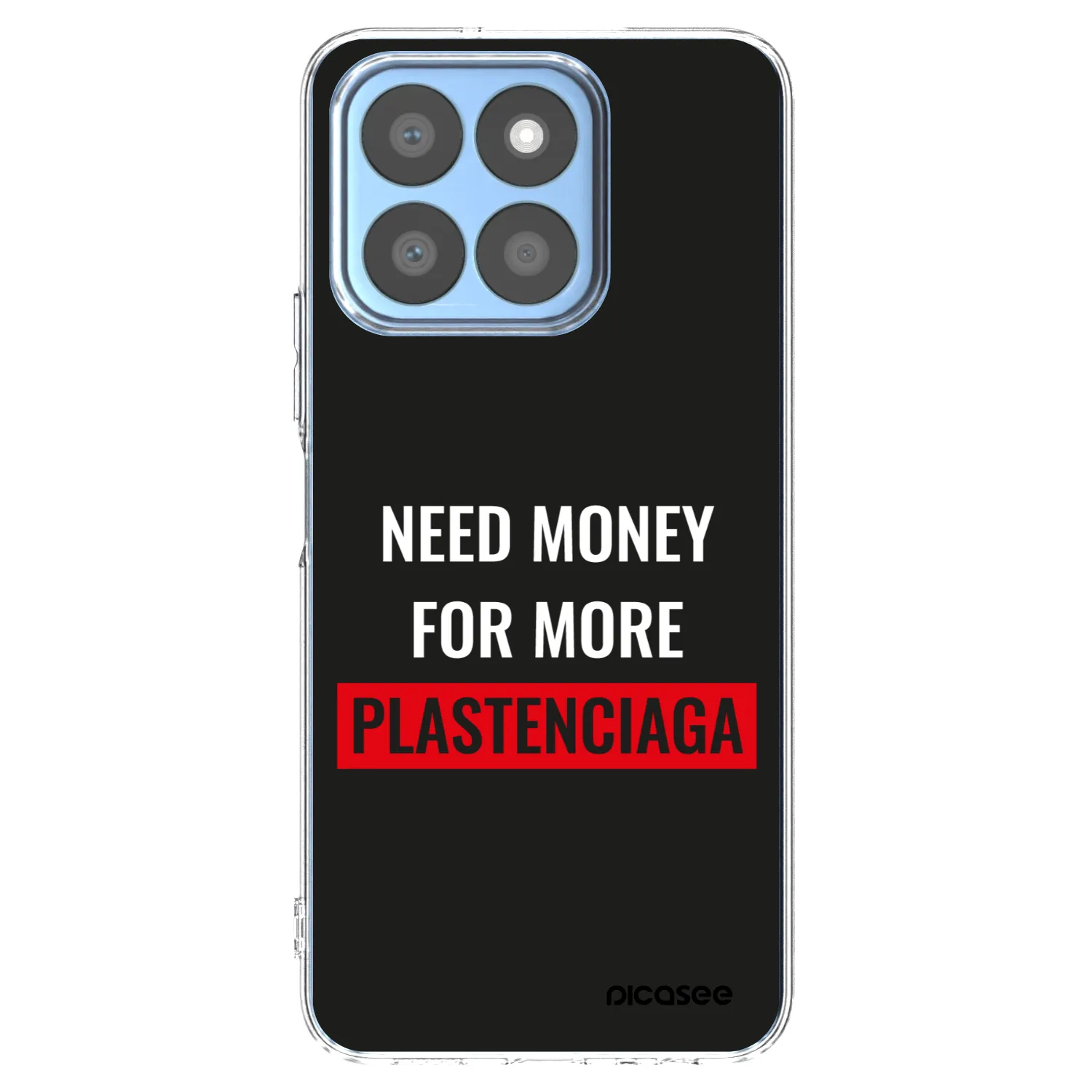 Picasee silikonový průhledný obal pro Honor X8b - More PLASTENCIAGA