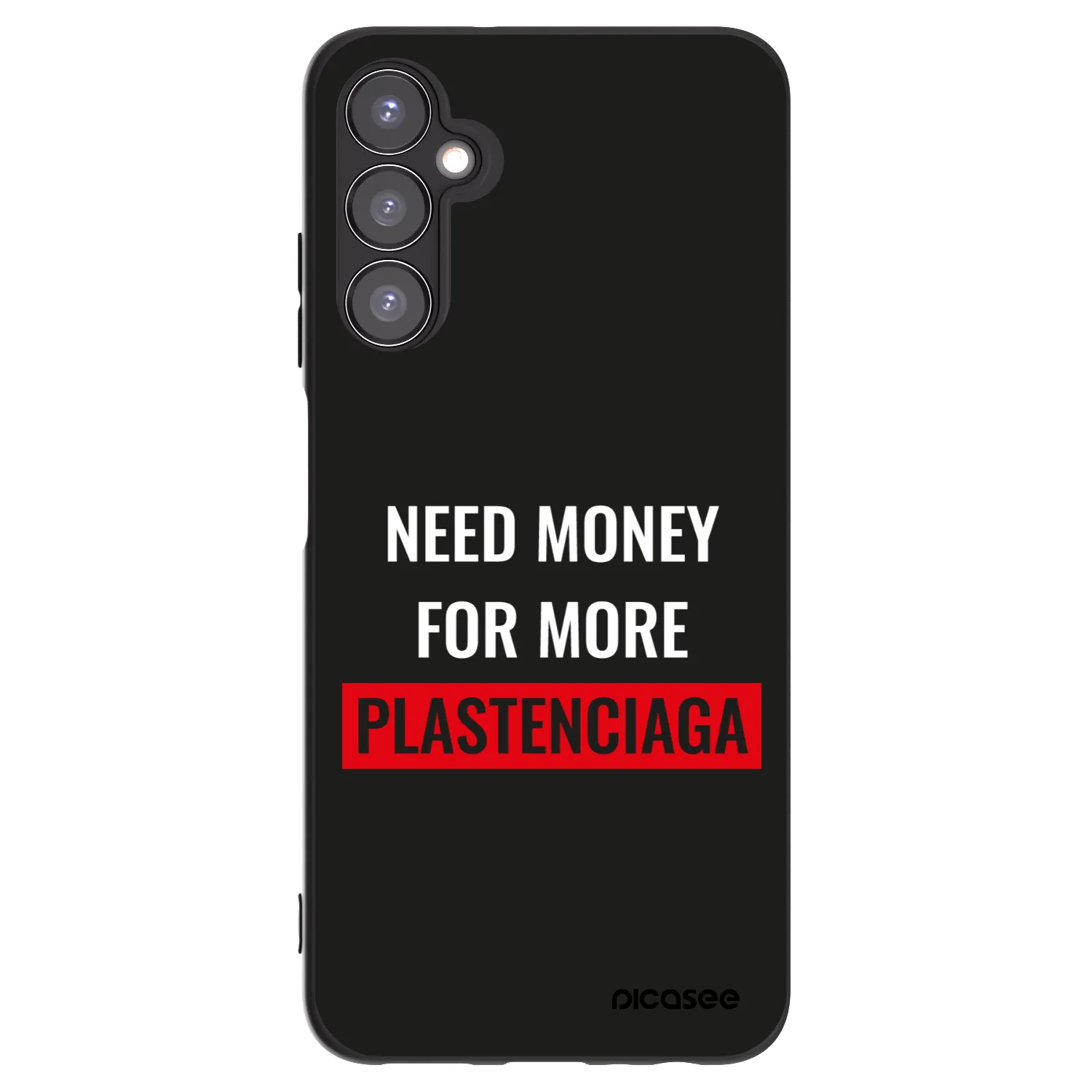 Picasee silikonový černý obal pro Samsung Galaxy A05s A057G - More PLASTENCIAGA