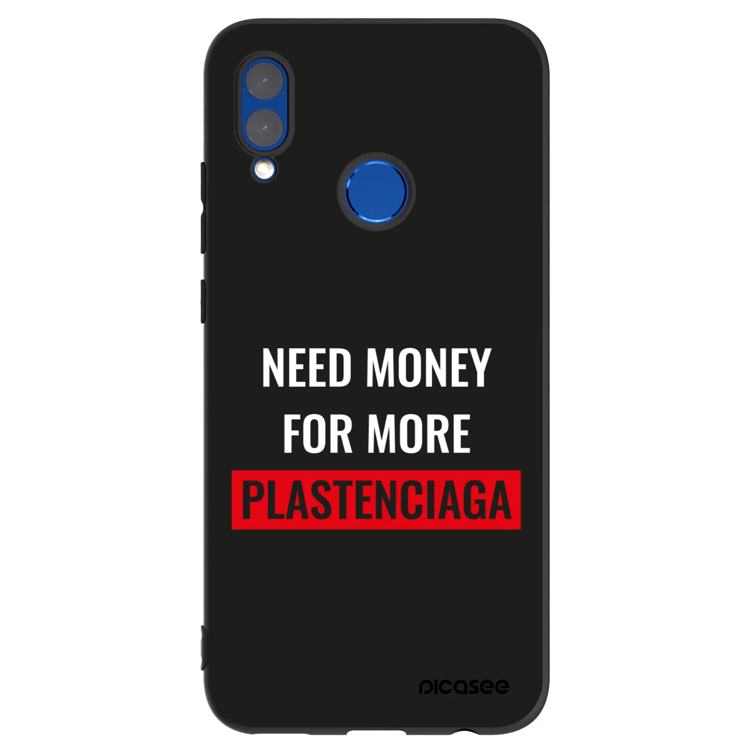 Picasee silikonový černý obal pro Huawei P Smart 2019 - More PLASTENCIAGA
