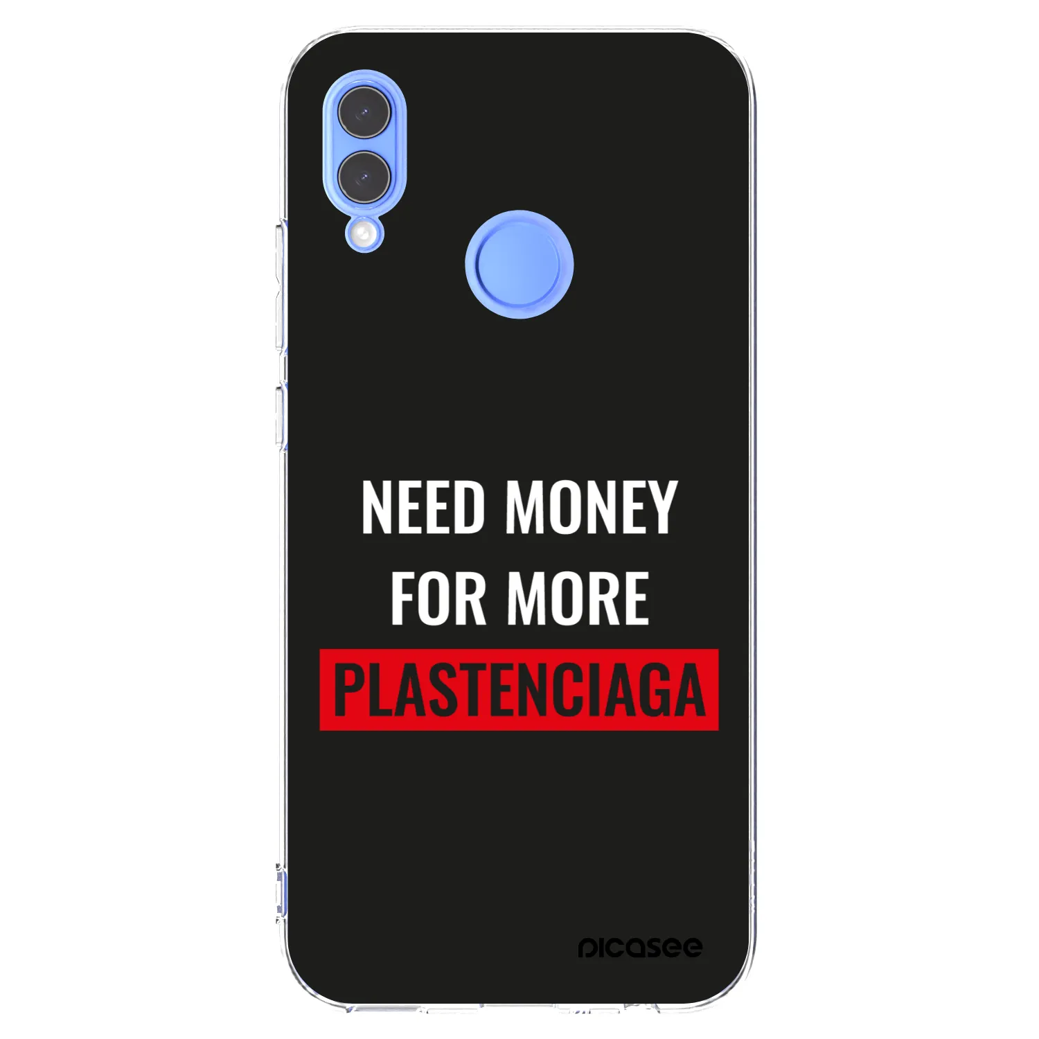 Picasee silikonový průhledný obal pro Huawei P Smart 2019 - More PLASTENCIAGA