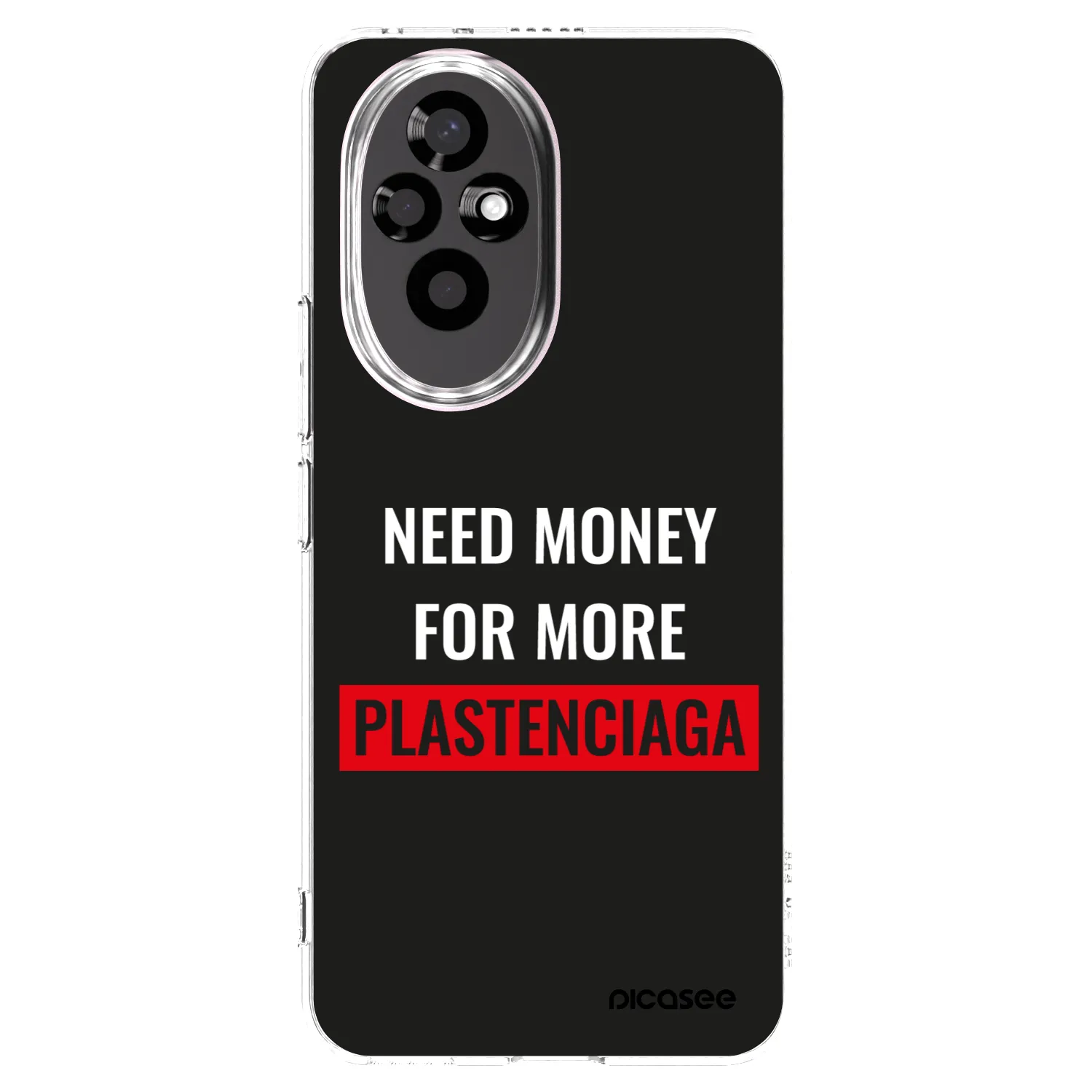 Picasee silikonový průhledný obal pro Honor 200 Pro 5G - More PLASTENCIAGA
