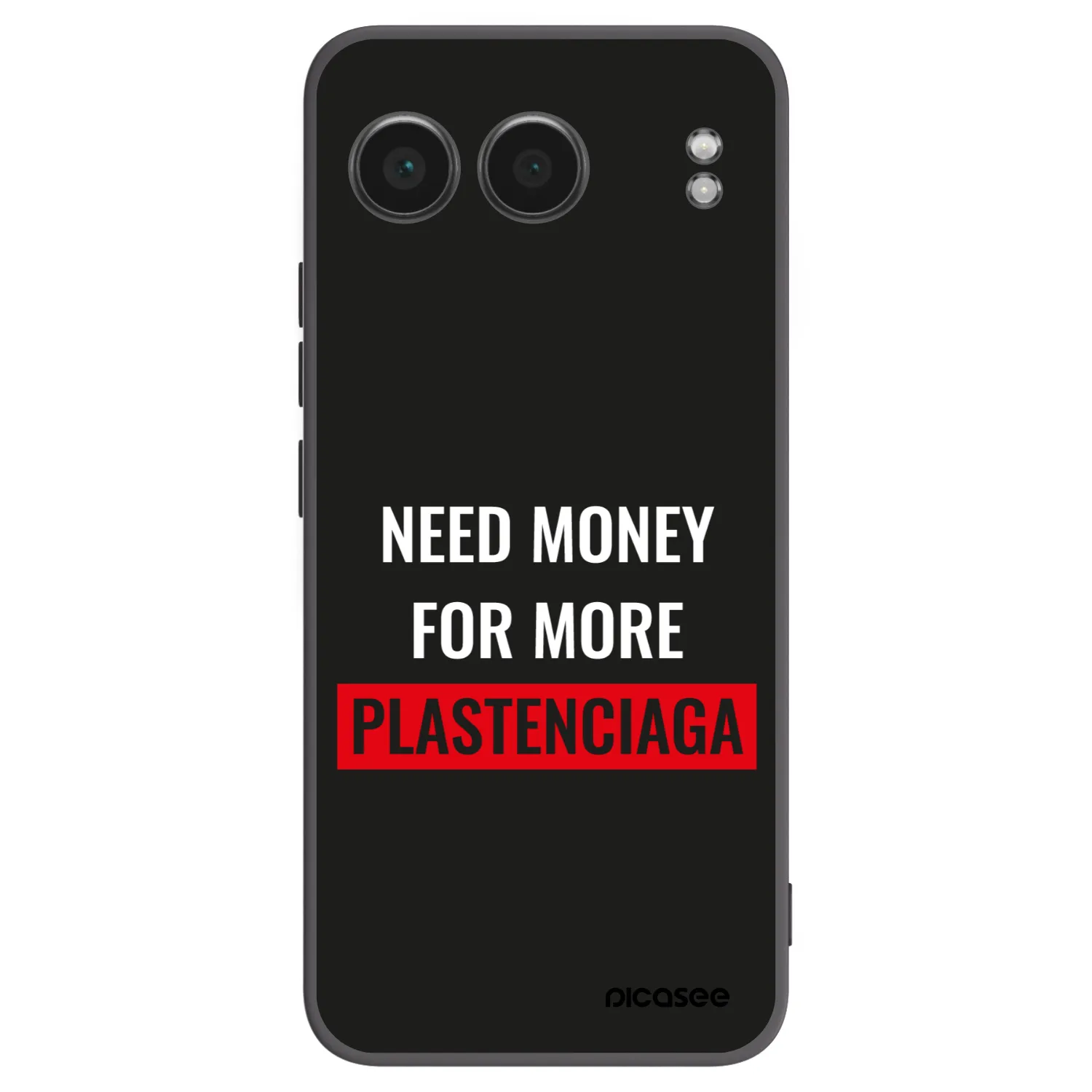Picasee silikonový černý obal pro OnePlus Nord 4 - More PLASTENCIAGA