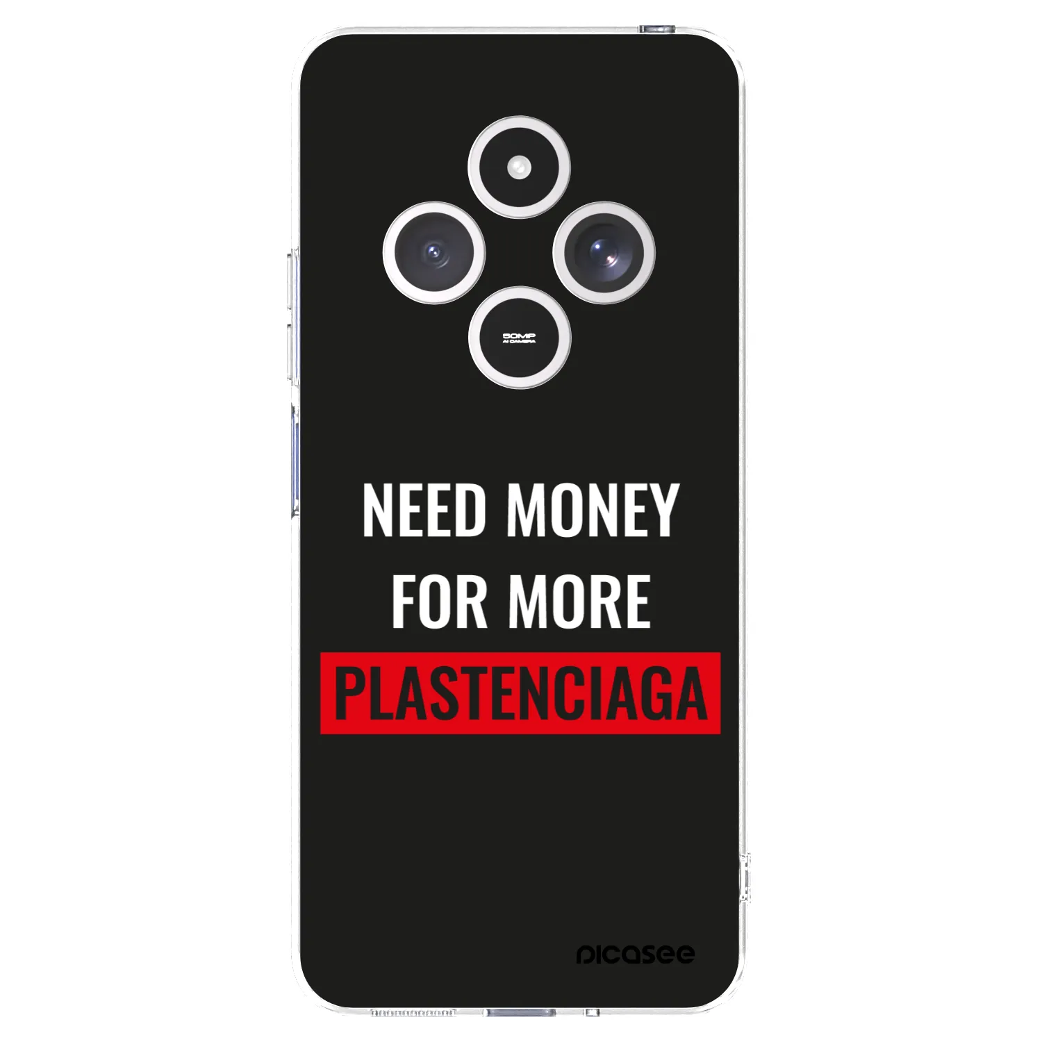 Picasee silikonový průhledný obal pro Xiaomi Redmi 14C - More PLASTENCIAGA