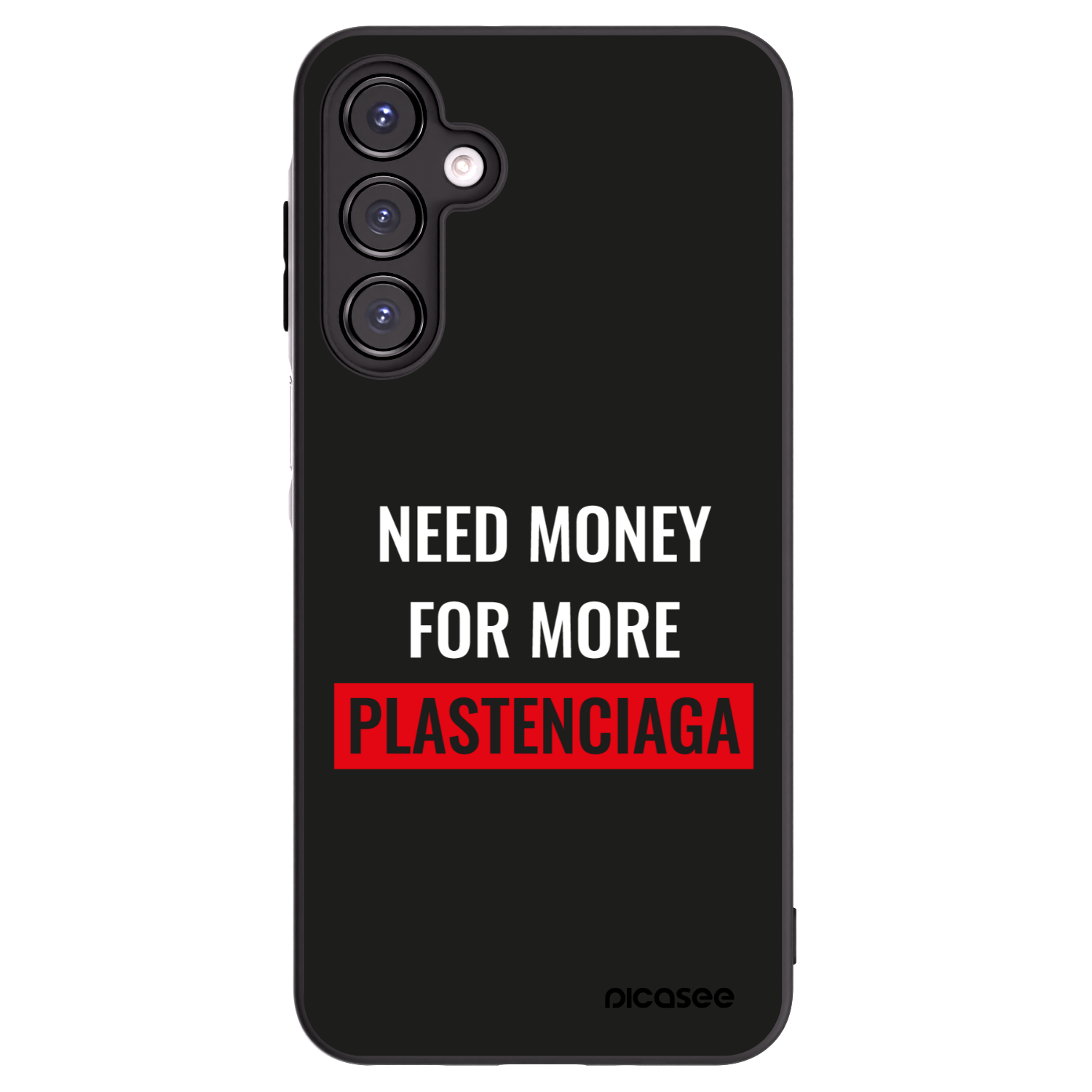 Picasee silikonový černý obal pro Samsung Galaxy A16 5G - More PLASTENCIAGA