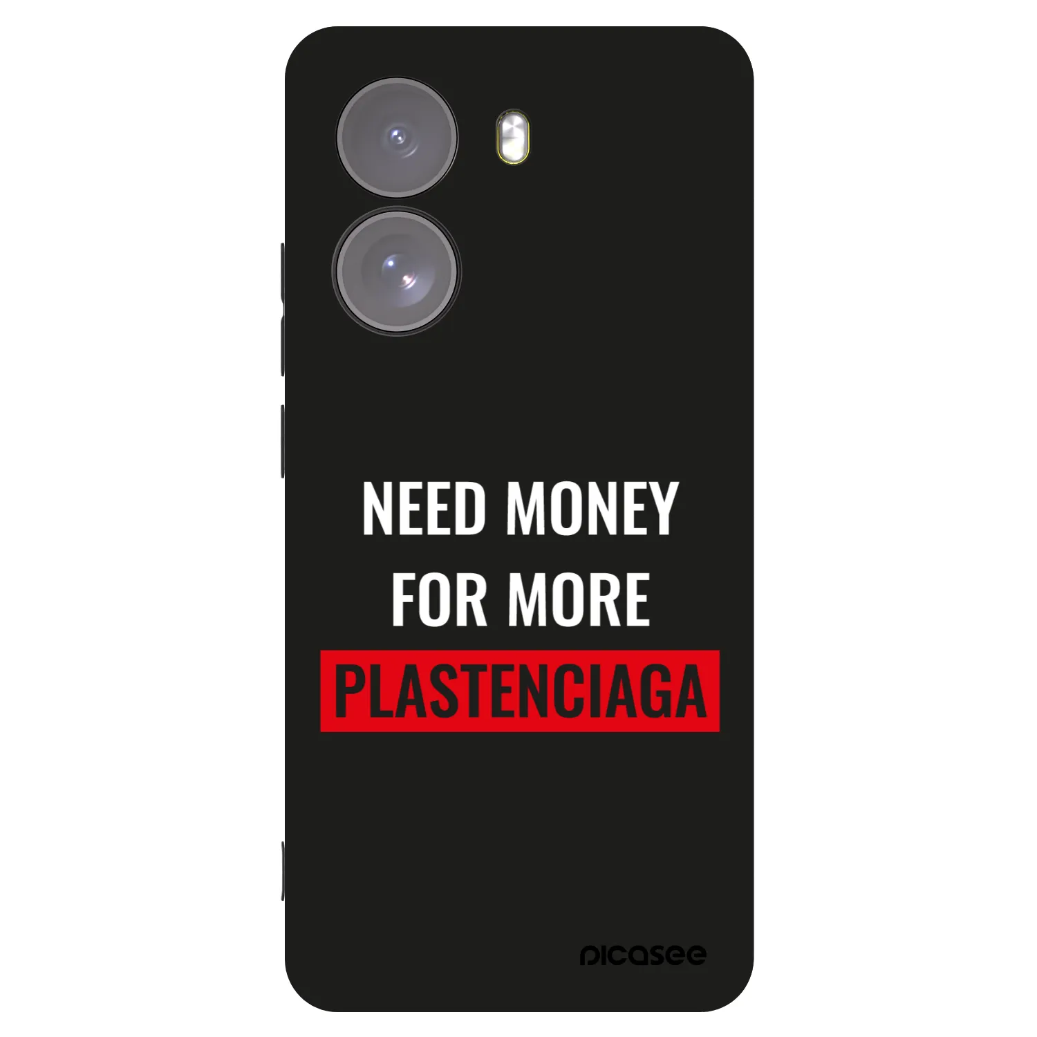 Picasee silikonový černý obal pro Xiaomi Poco X7 - More PLASTENCIAGA