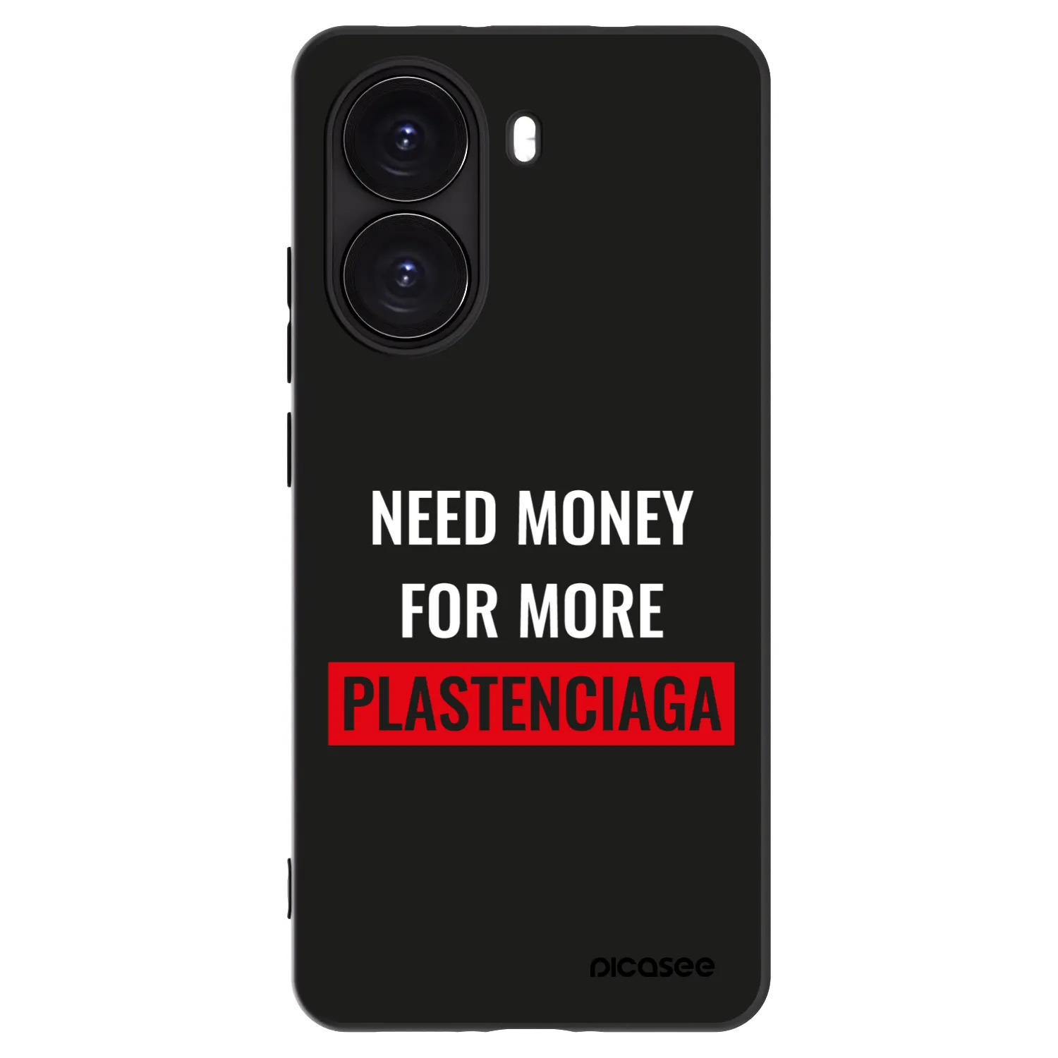 Picasee silikonový černý obal pro Xiaomi Poco X7 Pro 5G - More PLASTENCIAGA