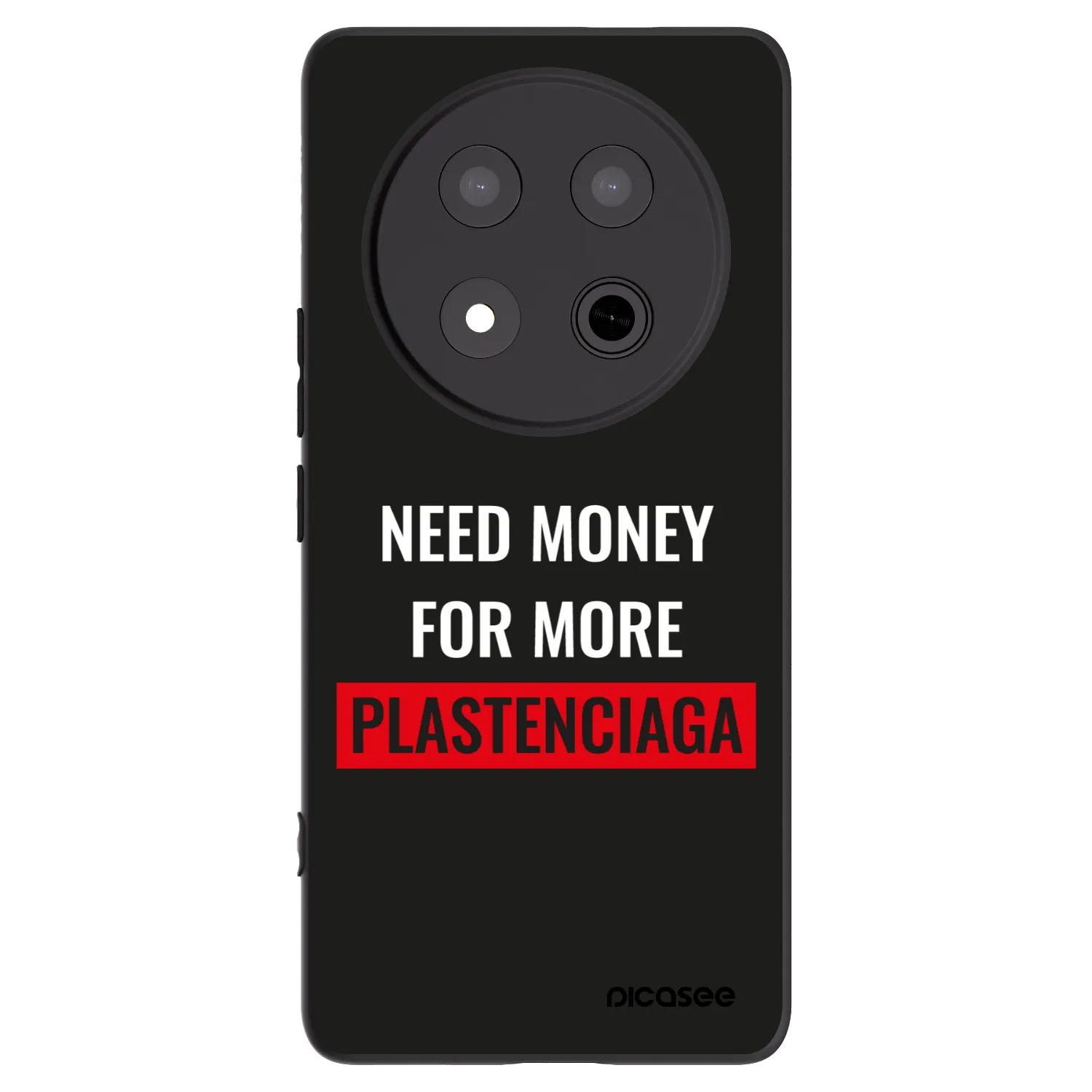 Picasee silikonový černý obal pro Honor Magic7 Lite 5G - More PLASTENCIAGA