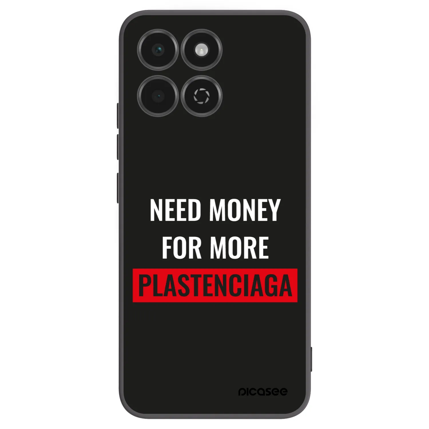 Picasee silikonový černý obal pro Honor 200 Smart 5G - More PLASTENCIAGA