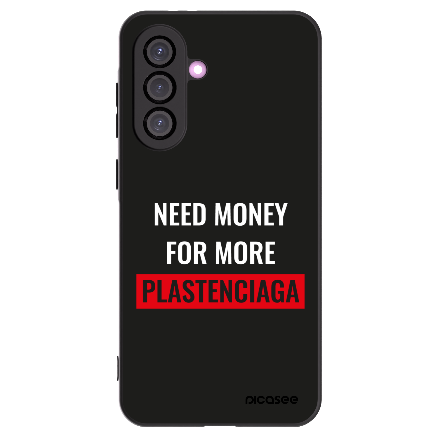Picasee silikonový černý obal pro Samsung Galaxy A36 5G - More PLASTENCIAGA