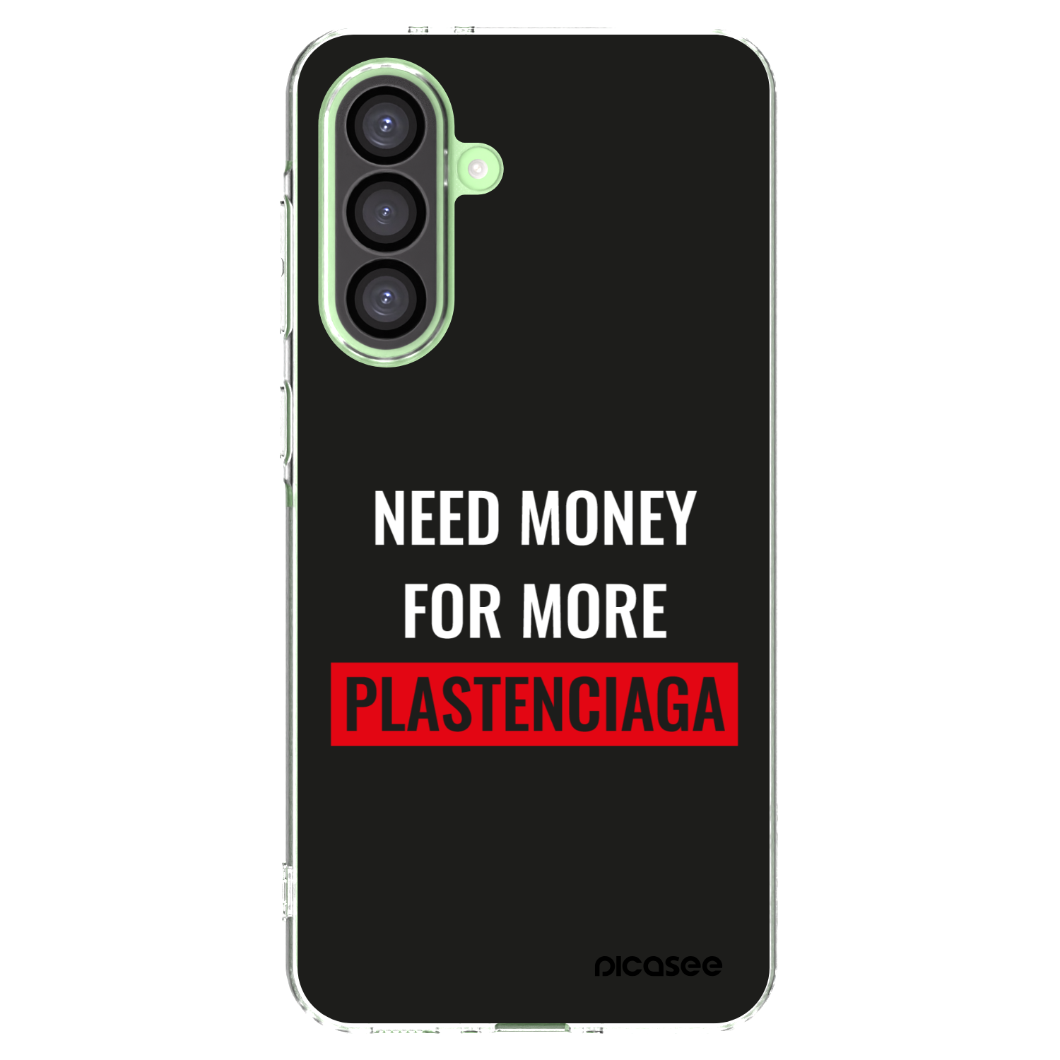 Picasee silikonový průhledný obal pro Samsung Galaxy A26 5G A266B - More PLASTENCIAGA