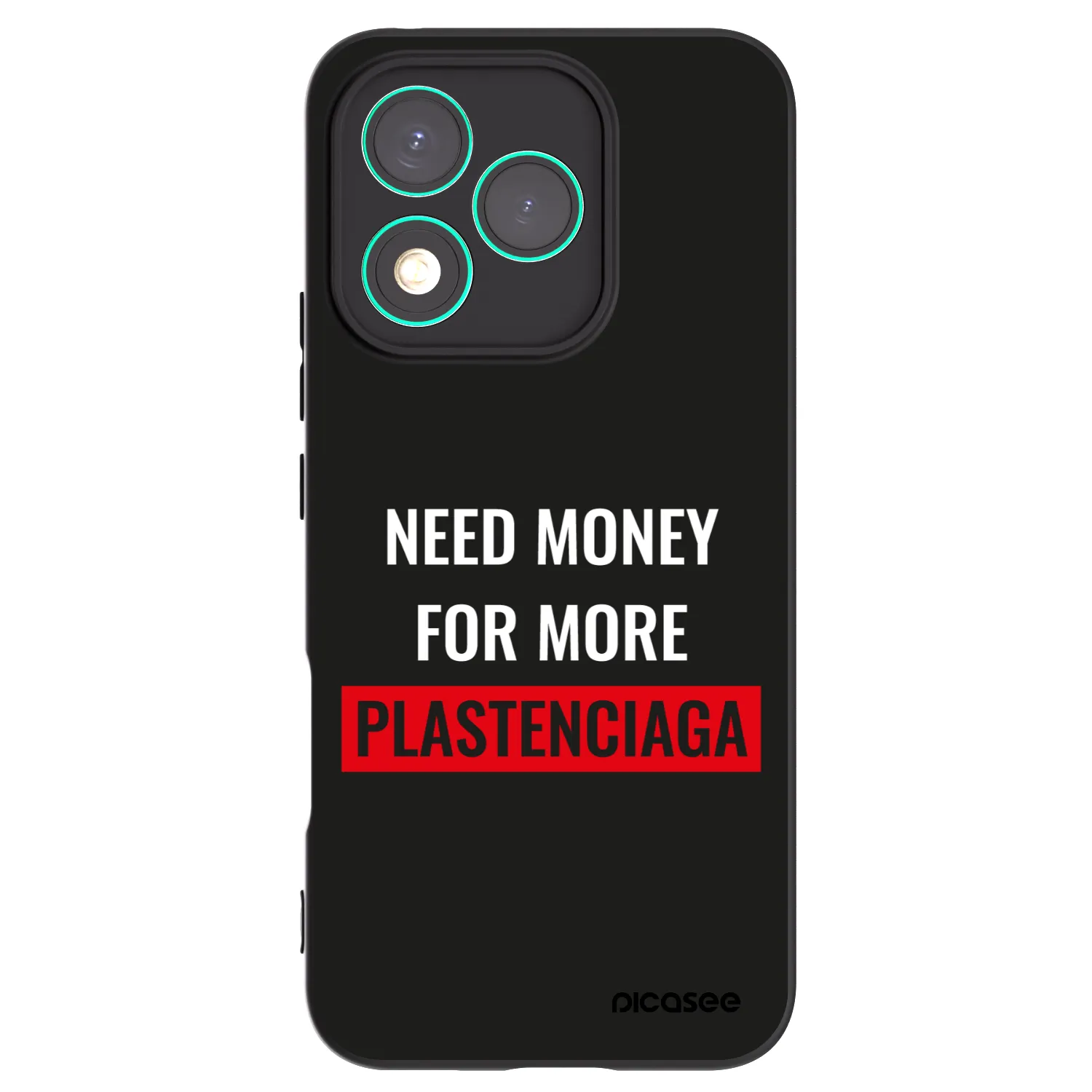 Picasee silikonový černý obal pro Honor 400 Lite 5G - More PLASTENCIAGA
