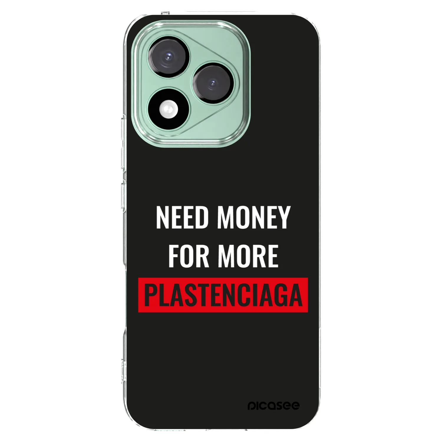 Picasee silikonový průhledný obal pro Honor 400 Lite 5G - More PLASTENCIAGA