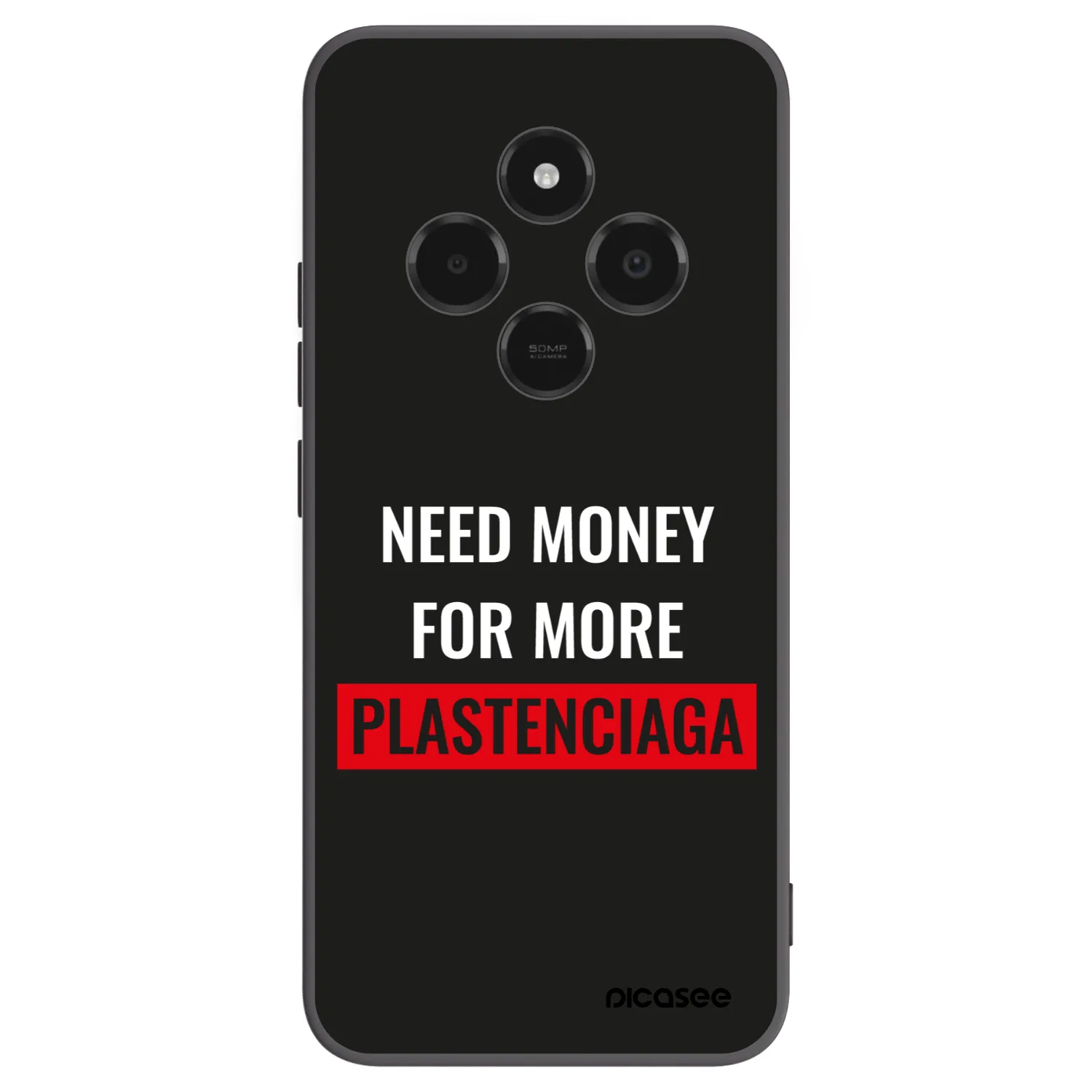 Picasee silikonový černý obal pro Xiaomi Poco C75 - More PLASTENCIAGA