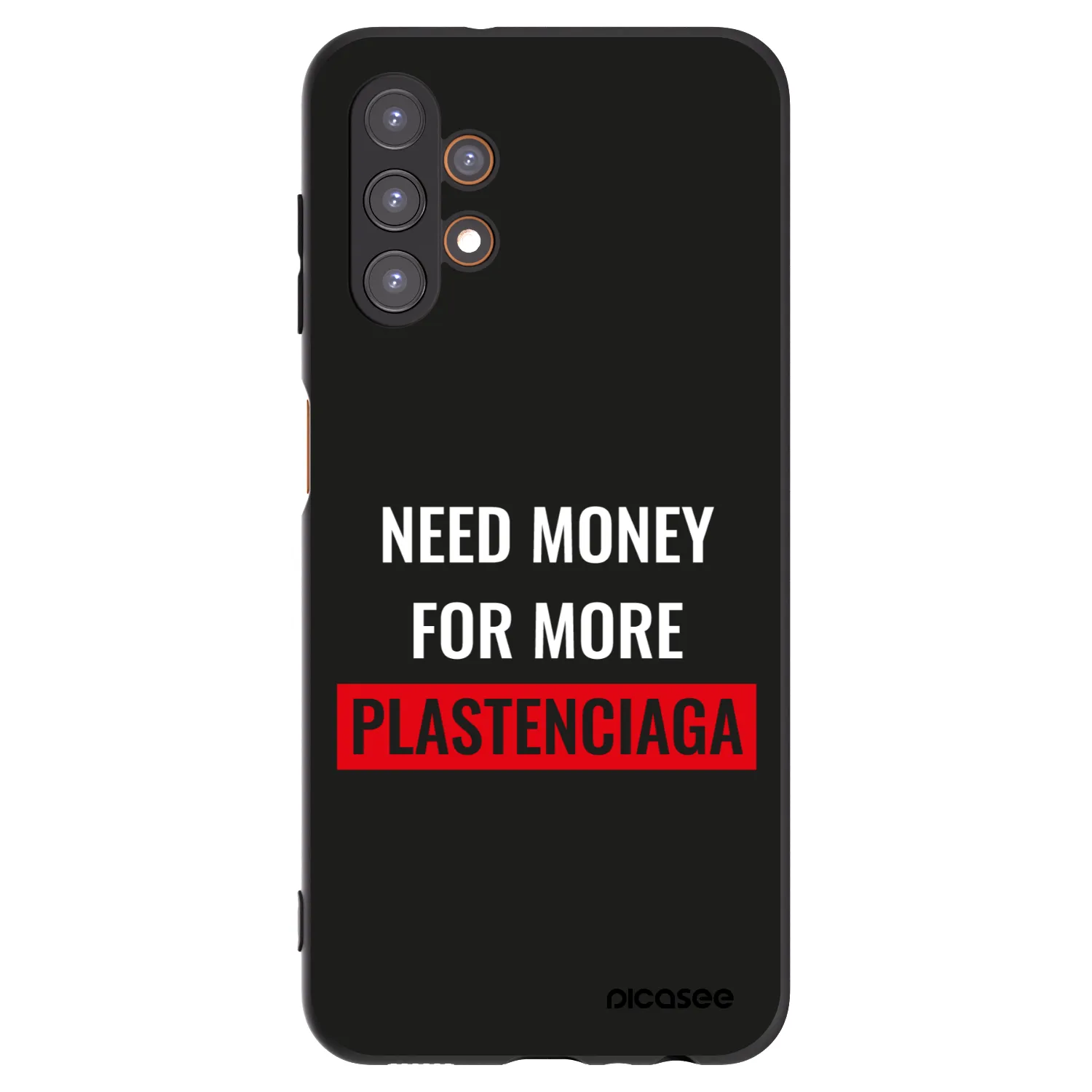 Picasee silikonový černý obal pro Samsung Galaxy A13 5G - More PLASTENCIAGA