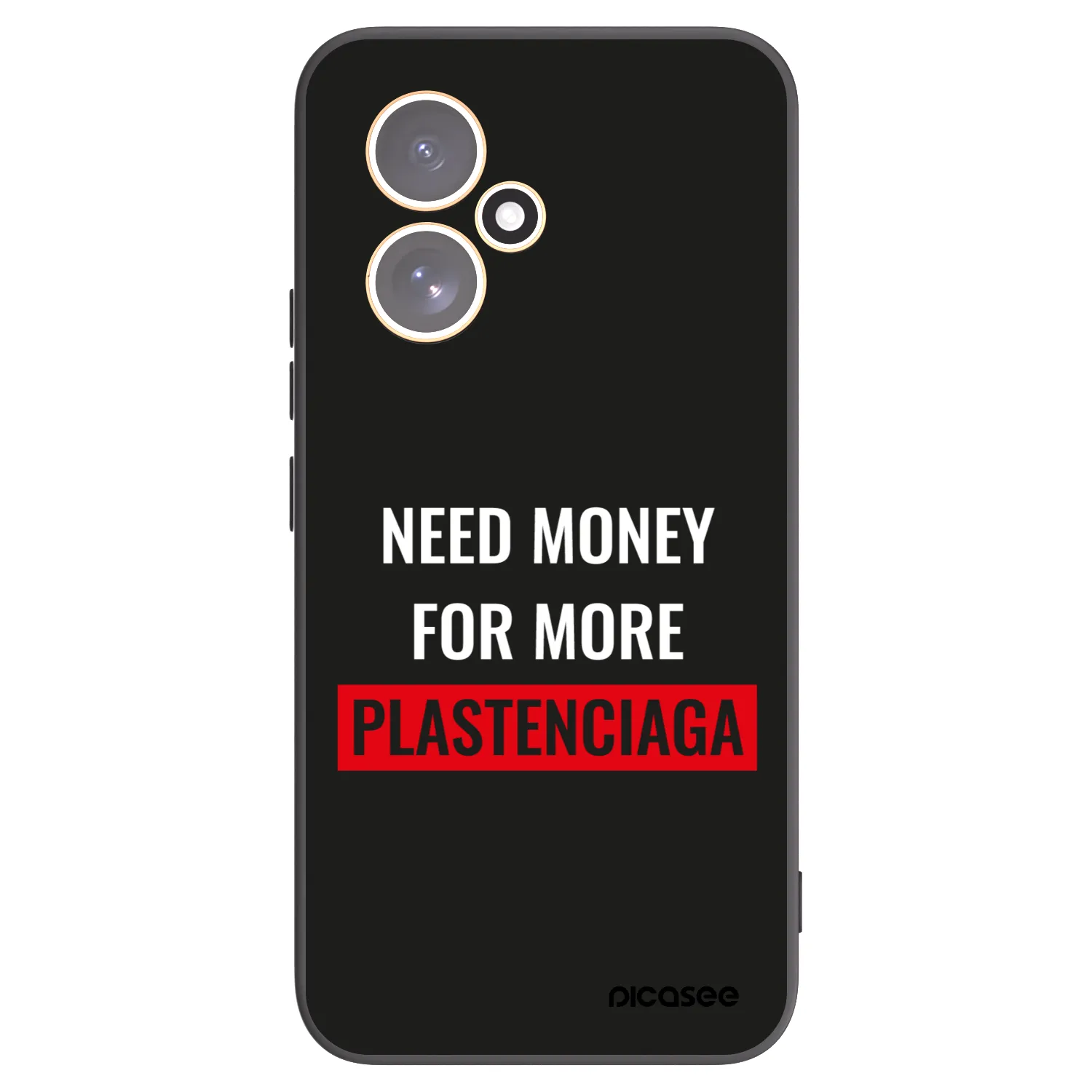 Picasee silikonový černý obal pro Honor 400 5G - More PLASTENCIAGA