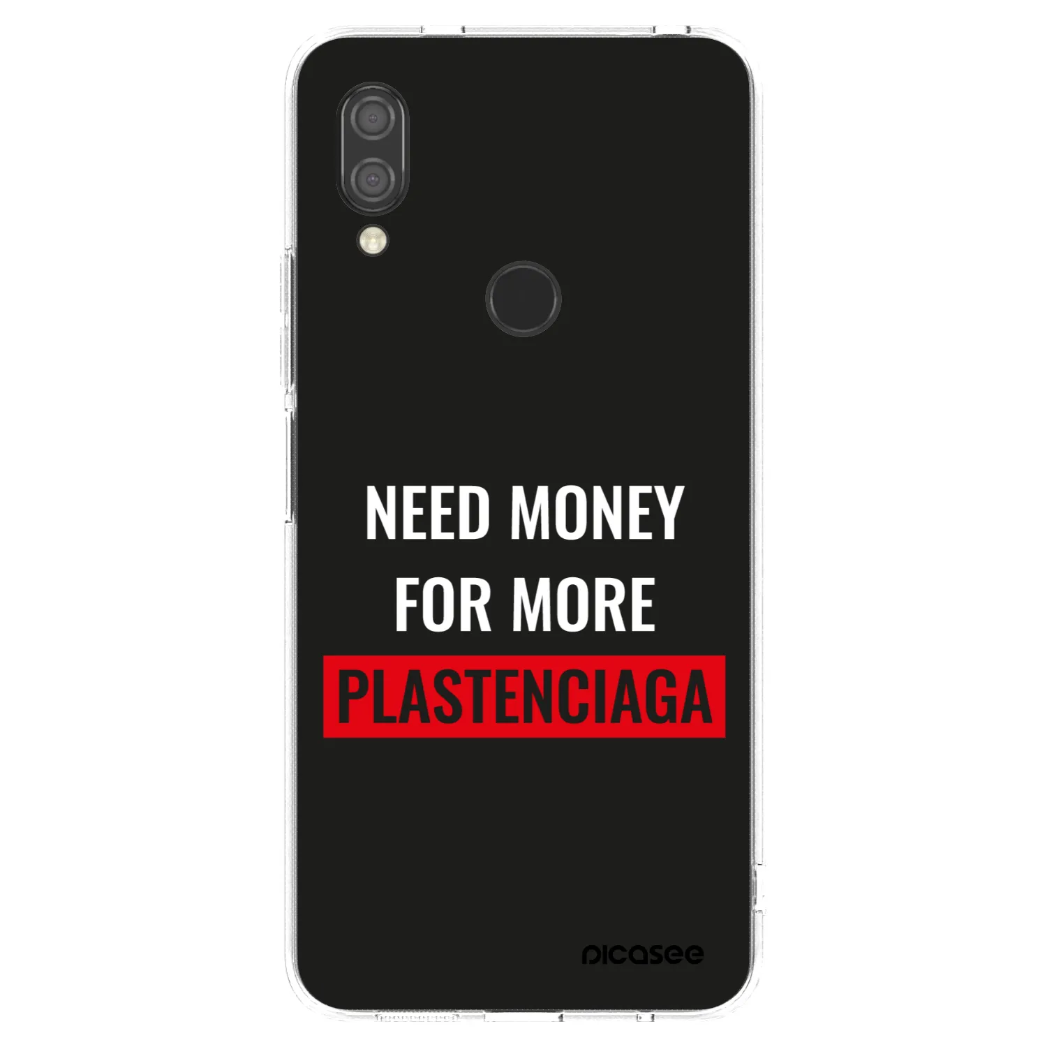 Picasee silikonový průhledný obal pro Xiaomi Redmi 7 - More PLASTENCIAGA