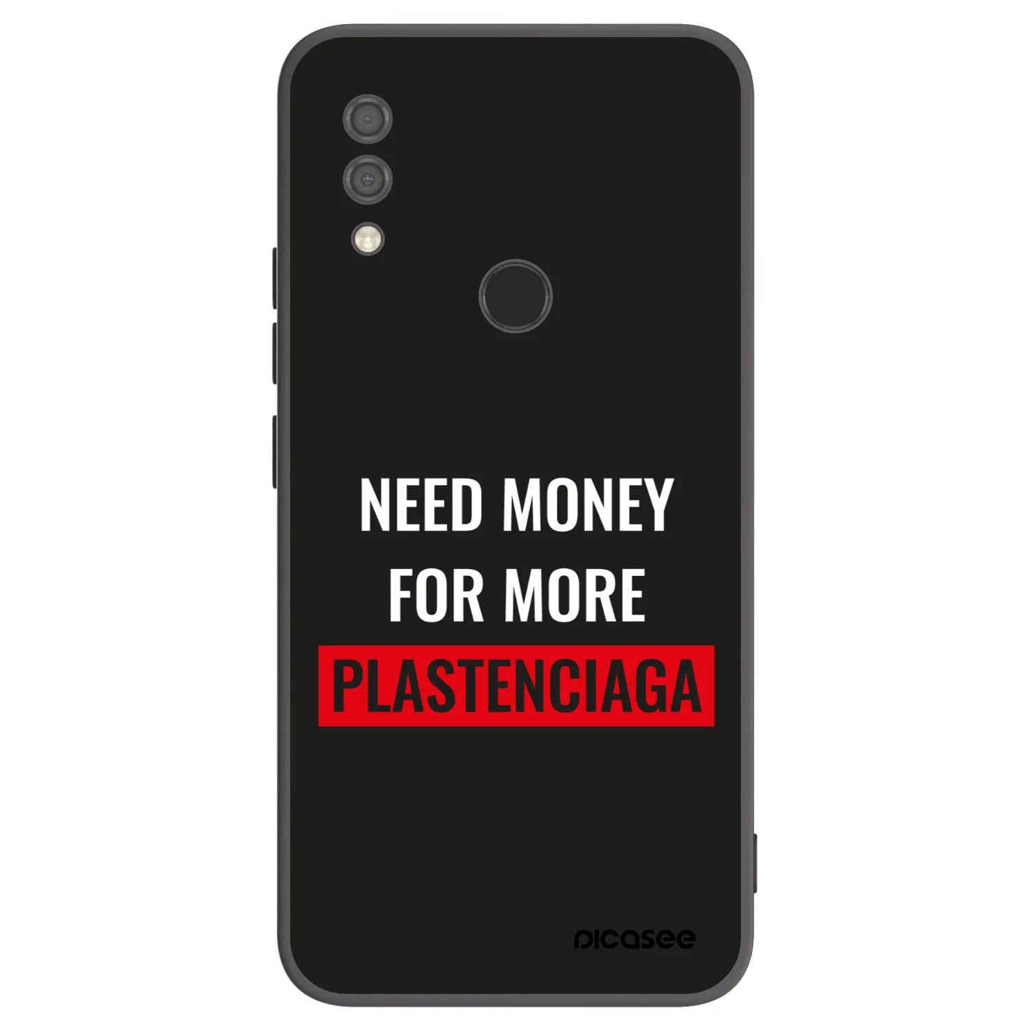 Picasee silikonový černý obal pro Xiaomi Redmi 7 - More PLASTENCIAGA