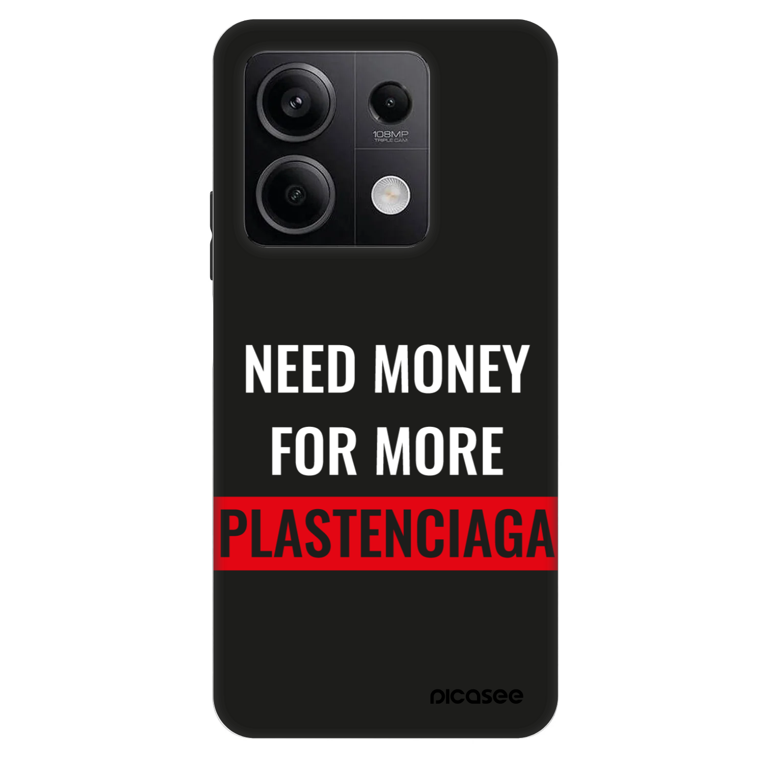 Picasee Fashion Case pro Xiaomi Redmi Note 13 5G - More PLASTENCIAGA