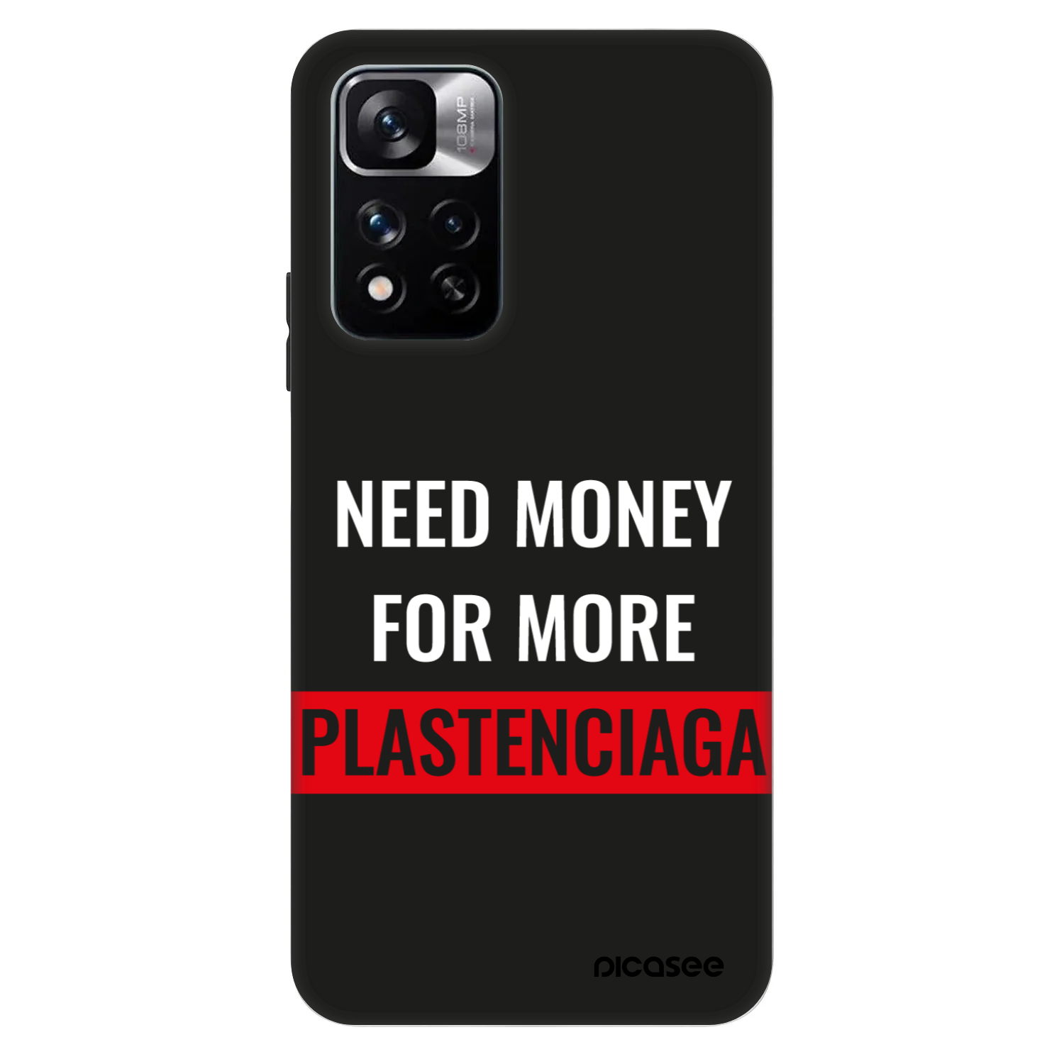 Picasee Fashion Case pro Xiaomi Redmi Note 11 Pro 5G - More PLASTENCIAGA