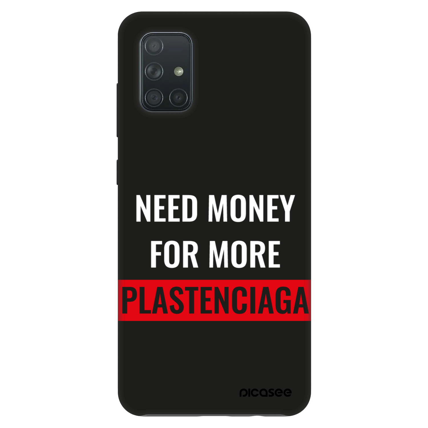 Picasee Fashion Case pro Samsung Galaxy A71 A715F - More PLASTENCIAGA