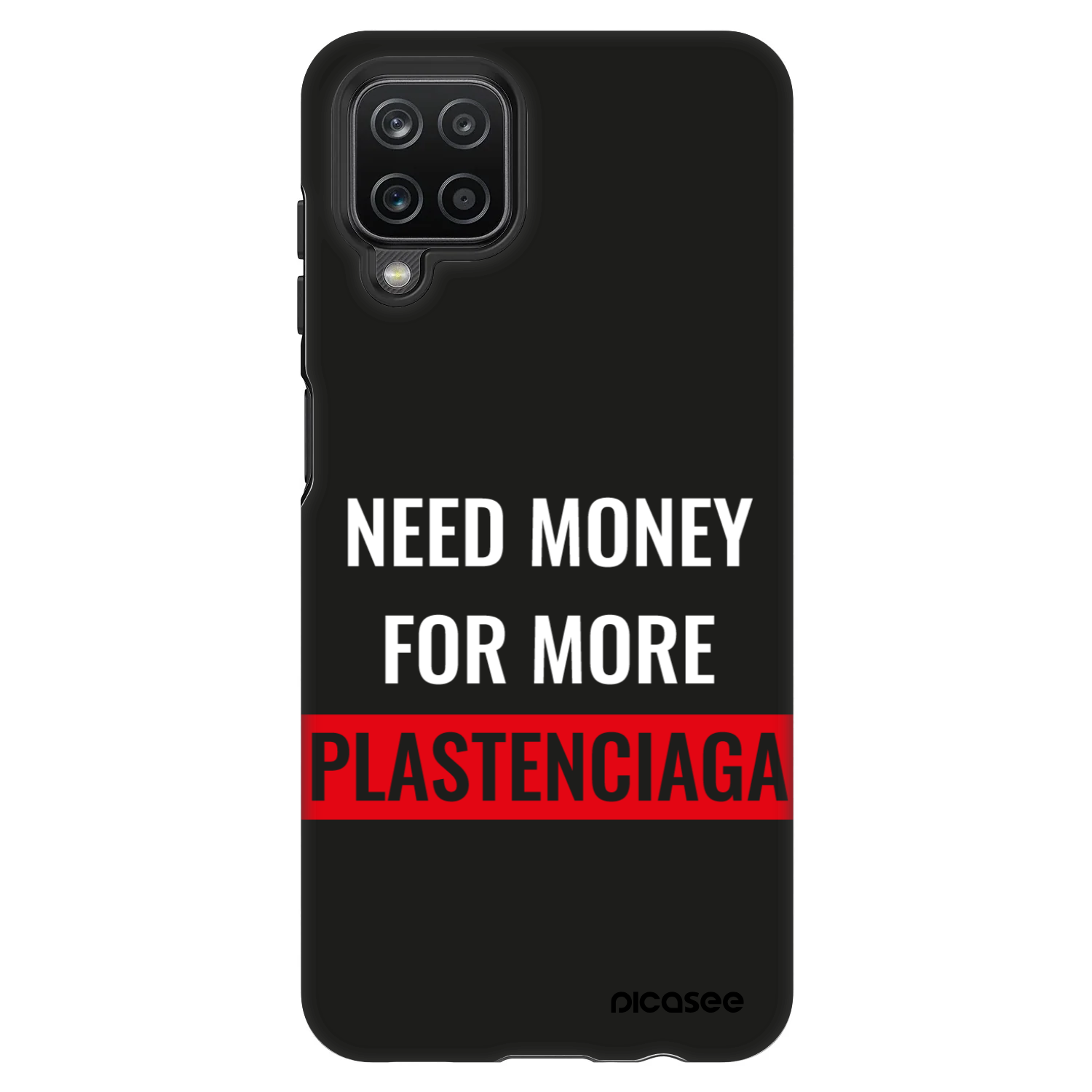 Picasee Fashion Case pro Samsung Galaxy A12 A125F - More PLASTENCIAGA