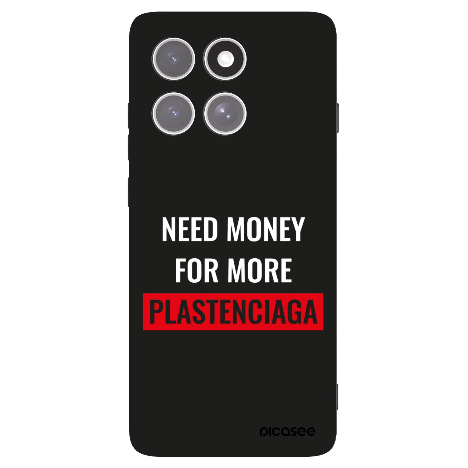 Picasee silikonový černý obal pro Motorola Edge 60 Pro - More PLASTENCIAGA