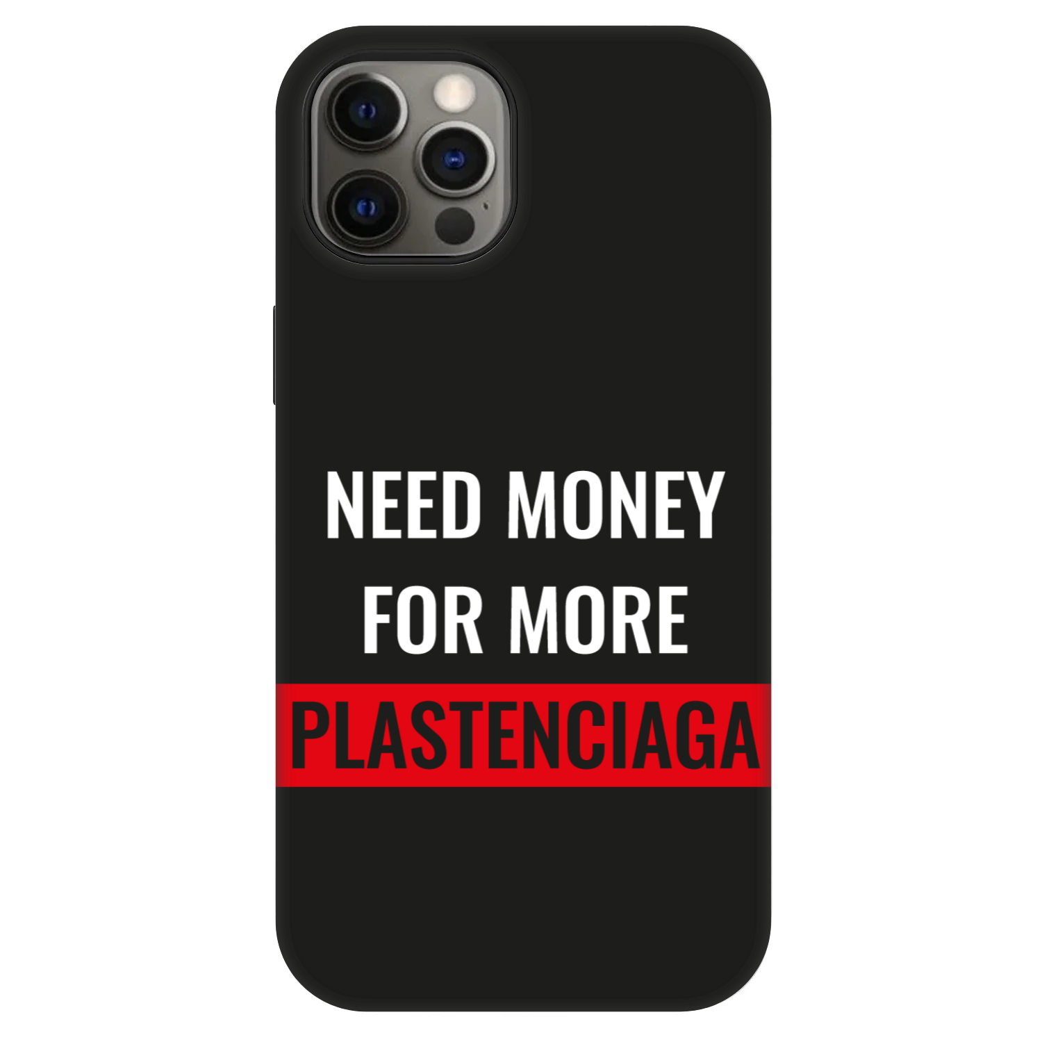 Picasee Fashion Case MagSafe Apple iPhone 12 - More PLASTENCIAGA