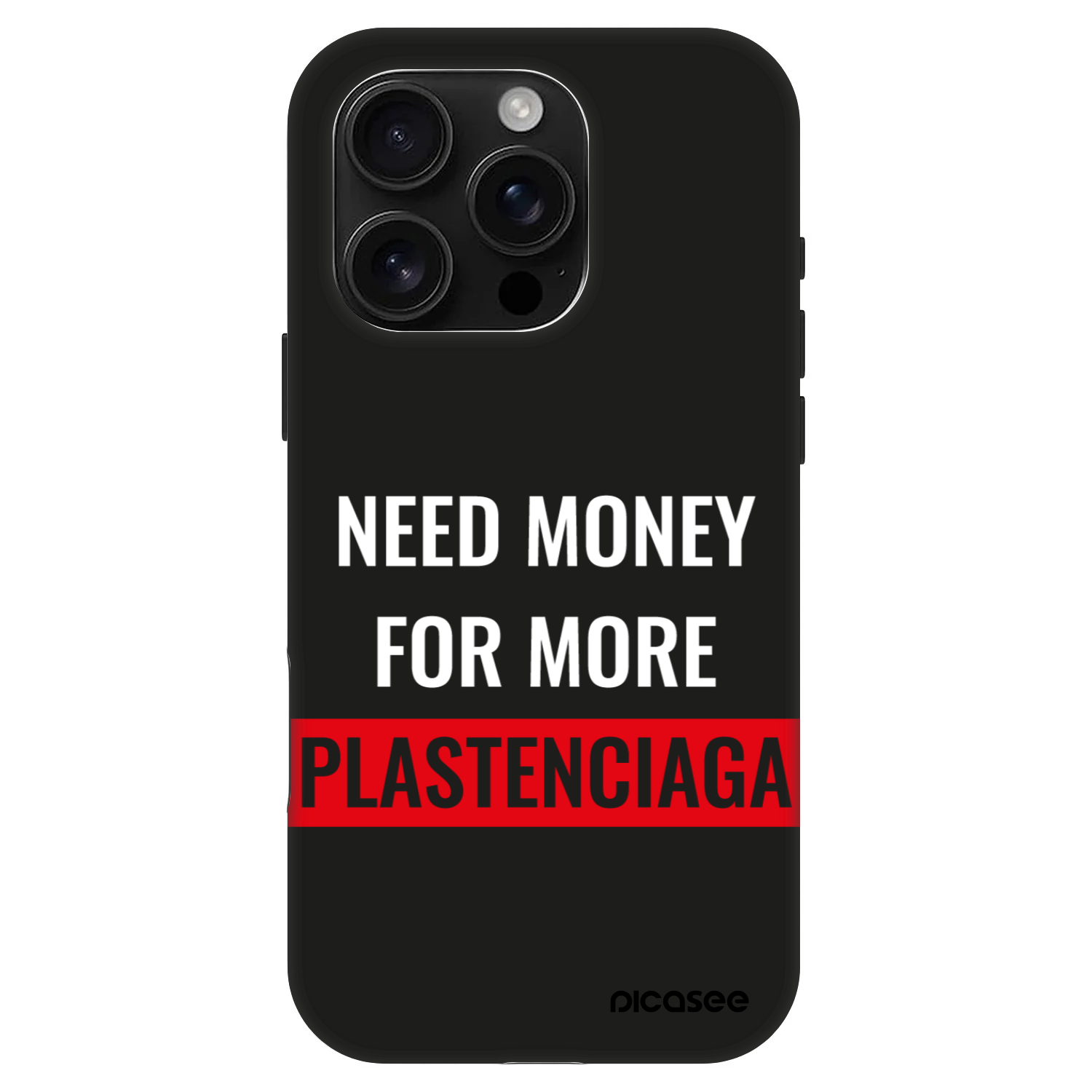 Picasee Fashion Case MagSafe Apple iPhone 16 Pro - More PLASTENCIAGA