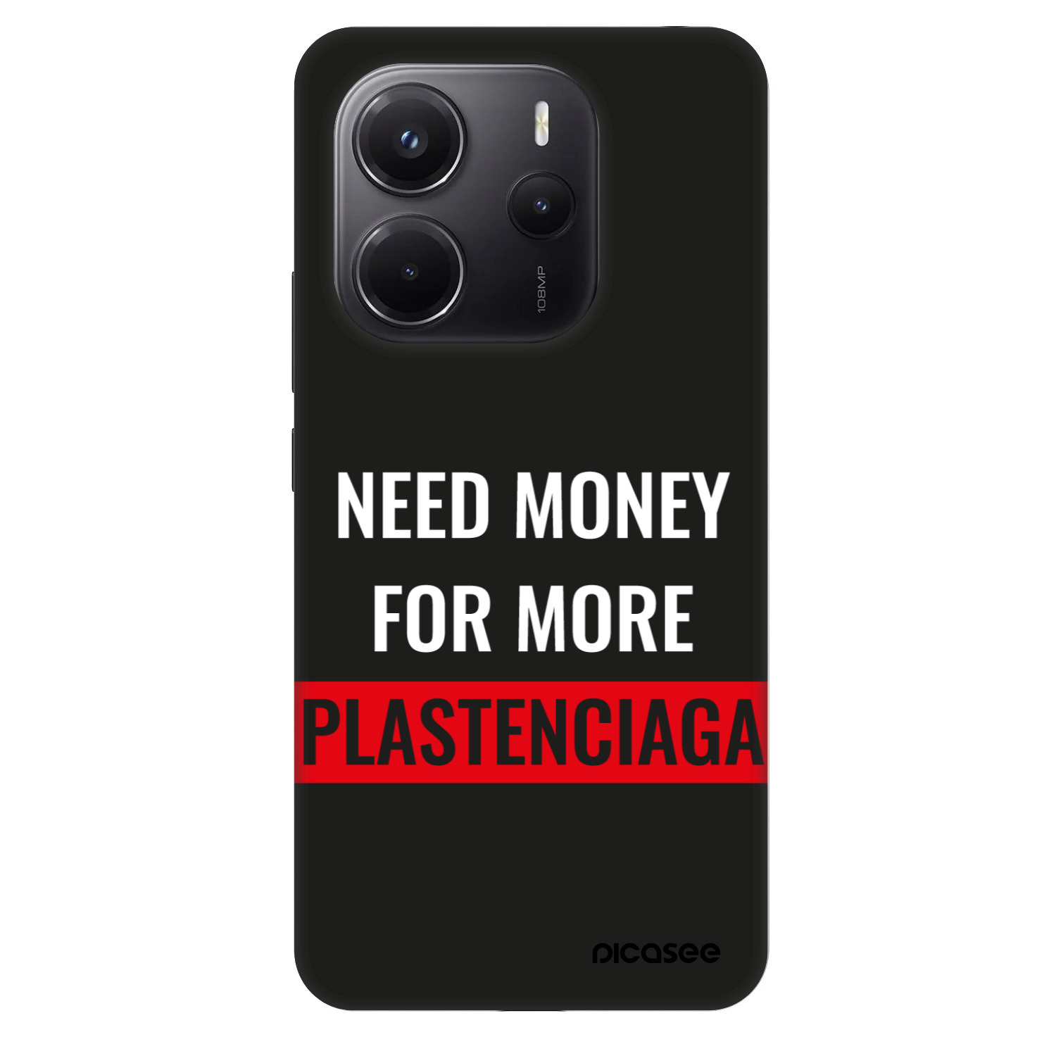 Picasee Fashion Case pro Xiaomi Redmi Note 14 4G - More PLASTENCIAGA