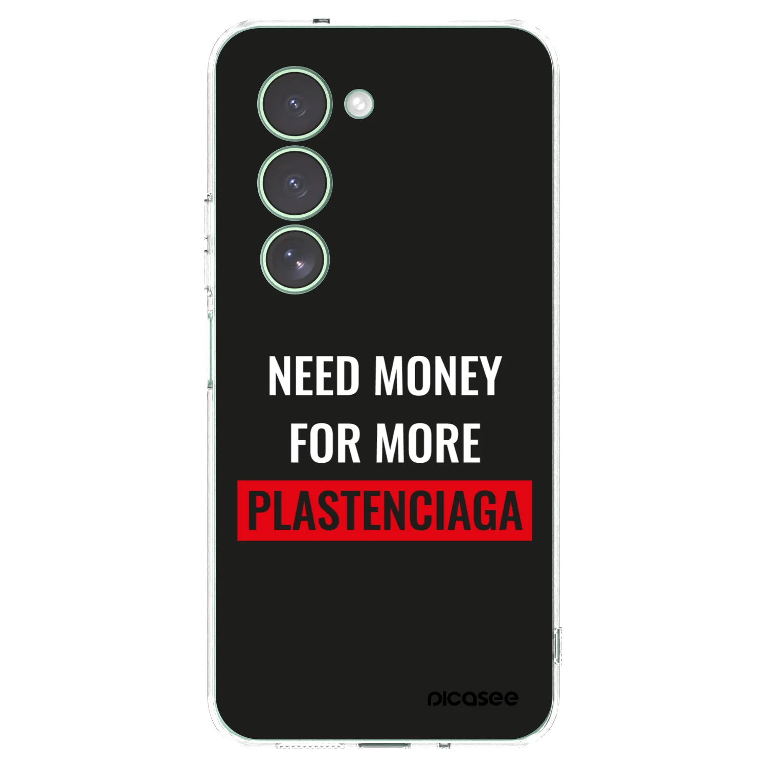 Picasee silikonový průhledný obal pro Xiaomi Redmi 15 5G - More PLASTENCIAGA