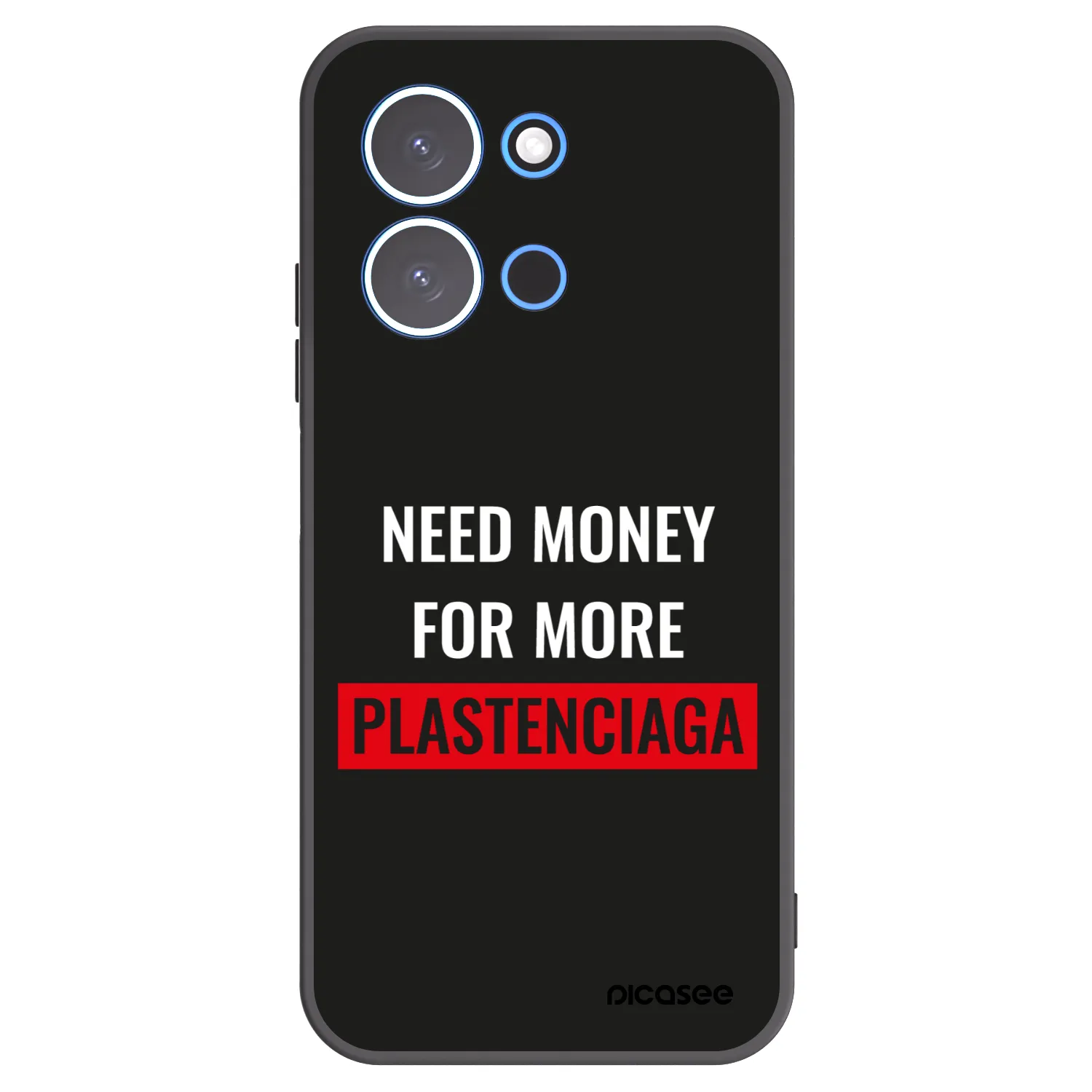Picasee silikonový černý obal pro Xiaomi Redmi 15C 4G - More PLASTENCIAGA