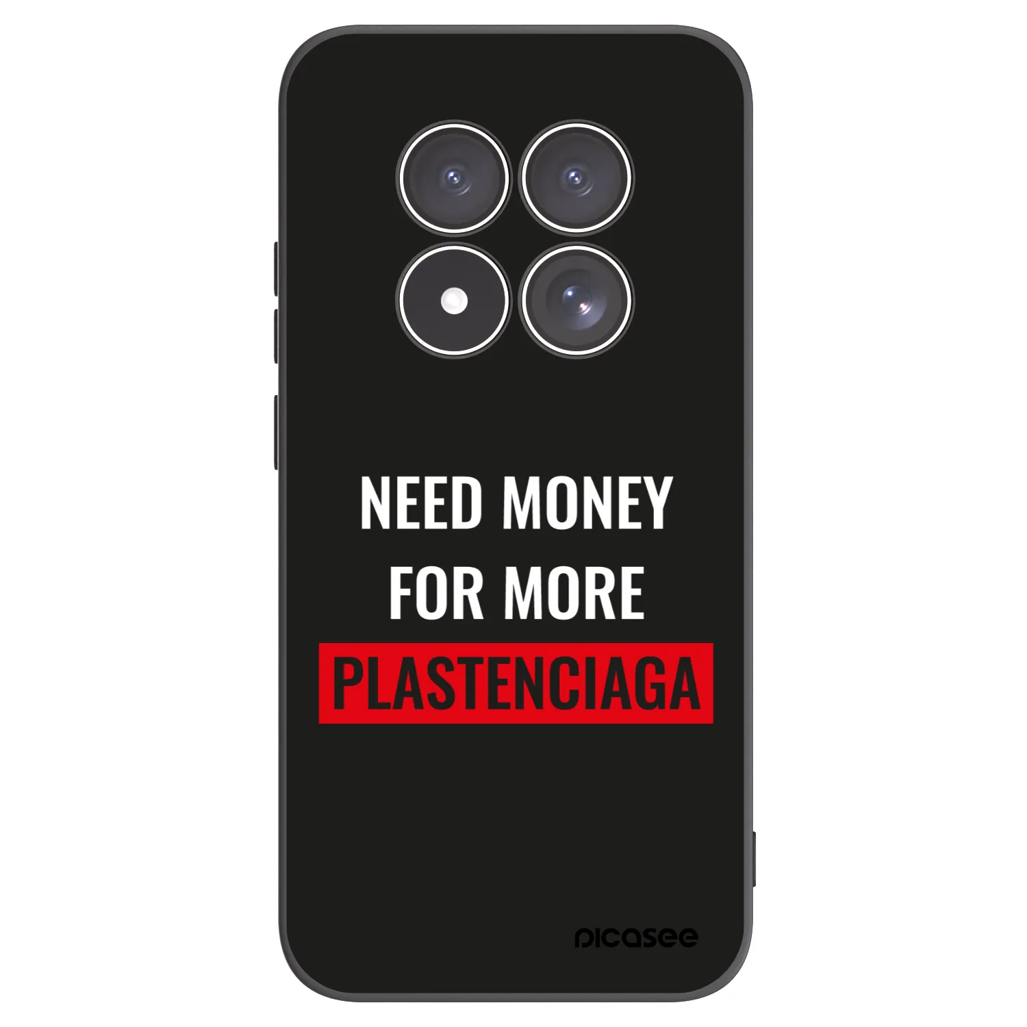 Picasee silikonový černý obal pro Xiaomi Redmi Note 15 Pro 4G - More PLASTENCIAGA