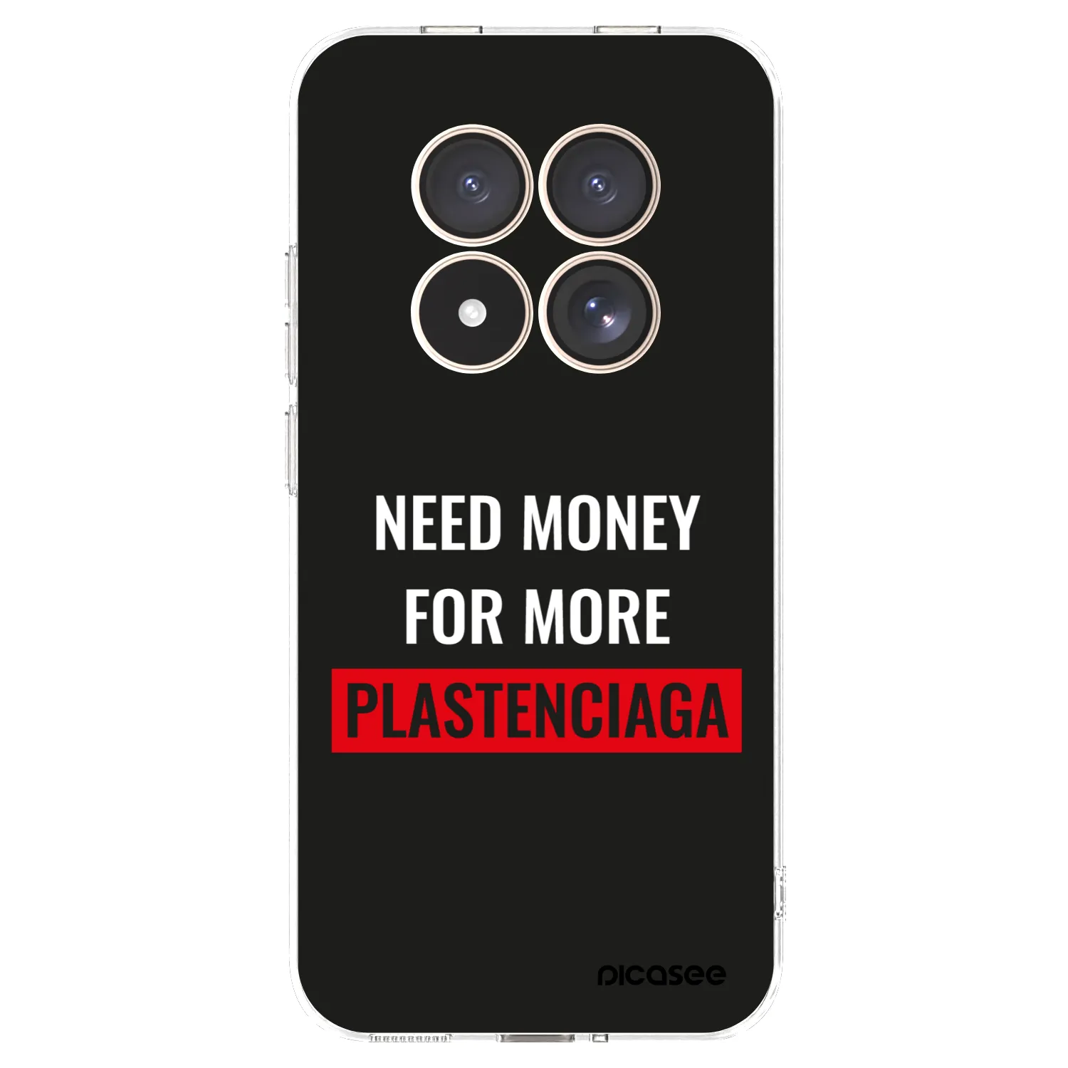 Picasee silikonový průhledný obal pro Xiaomi Redmi Note 15 Pro 4G - More PLASTENCIAGA