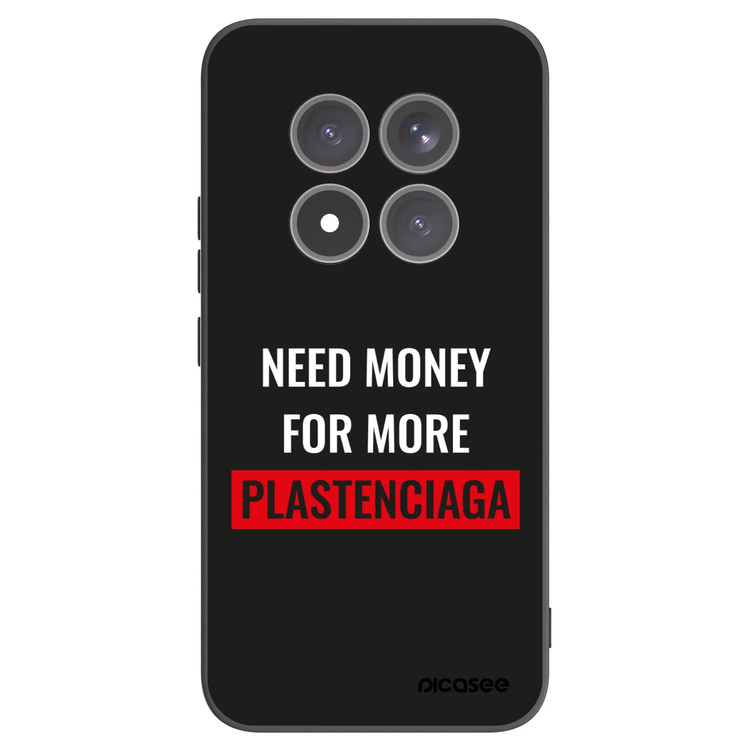Picasee silikonový černý obal pro Xiaomi Redmi Note 15 Pro+ - More PLASTENCIAGA