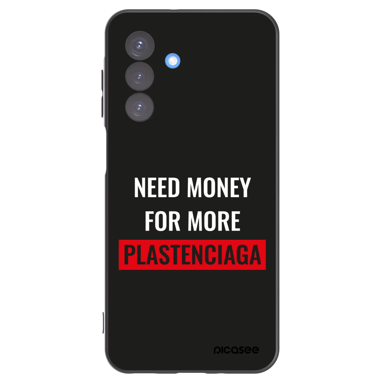 Picasee silikonový černý obal pro Samsung Galaxy A17 5G - More PLASTENCIAGA