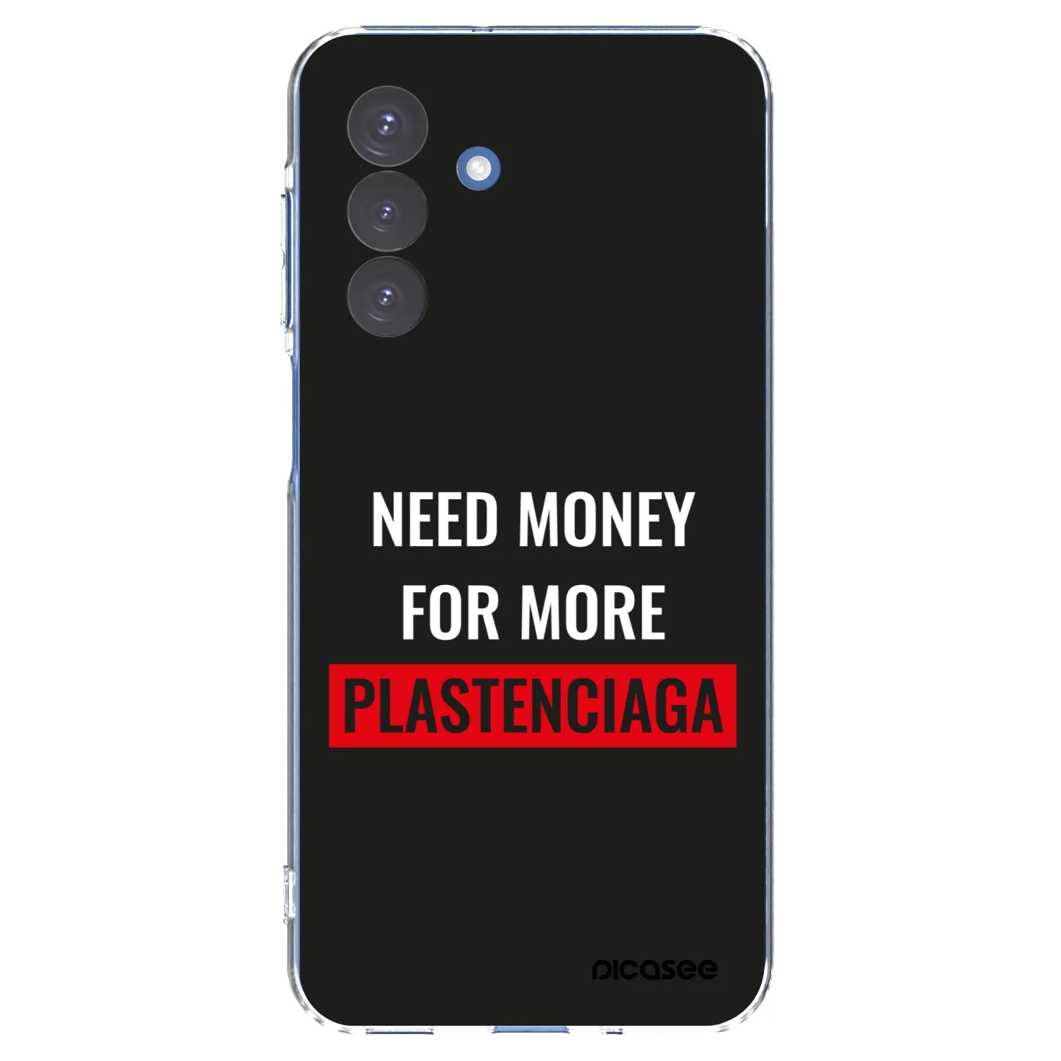 Picasee silikonový průhledný obal pro Samsung Galaxy A17 5G - More PLASTENCIAGA