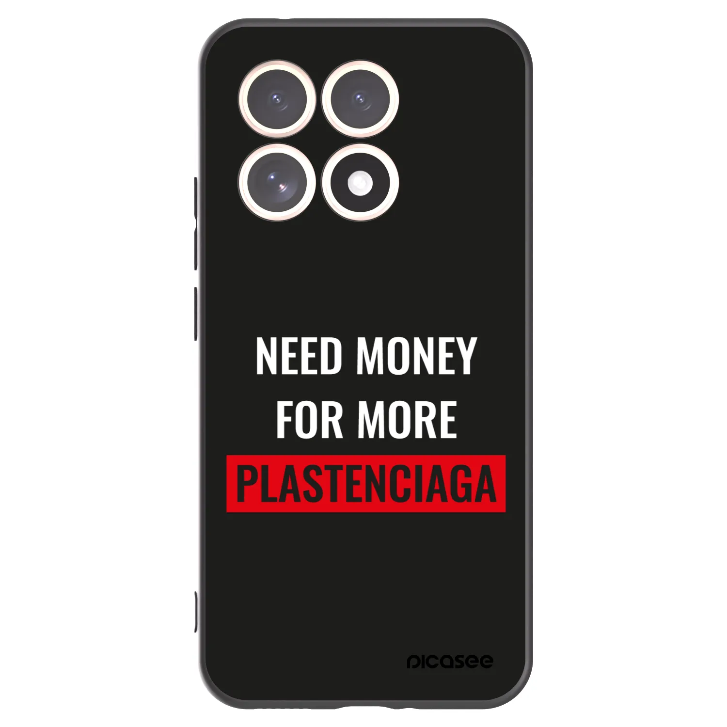 Picasee silikonový černý obal pro Xiaomi 15T - More PLASTENCIAGA
