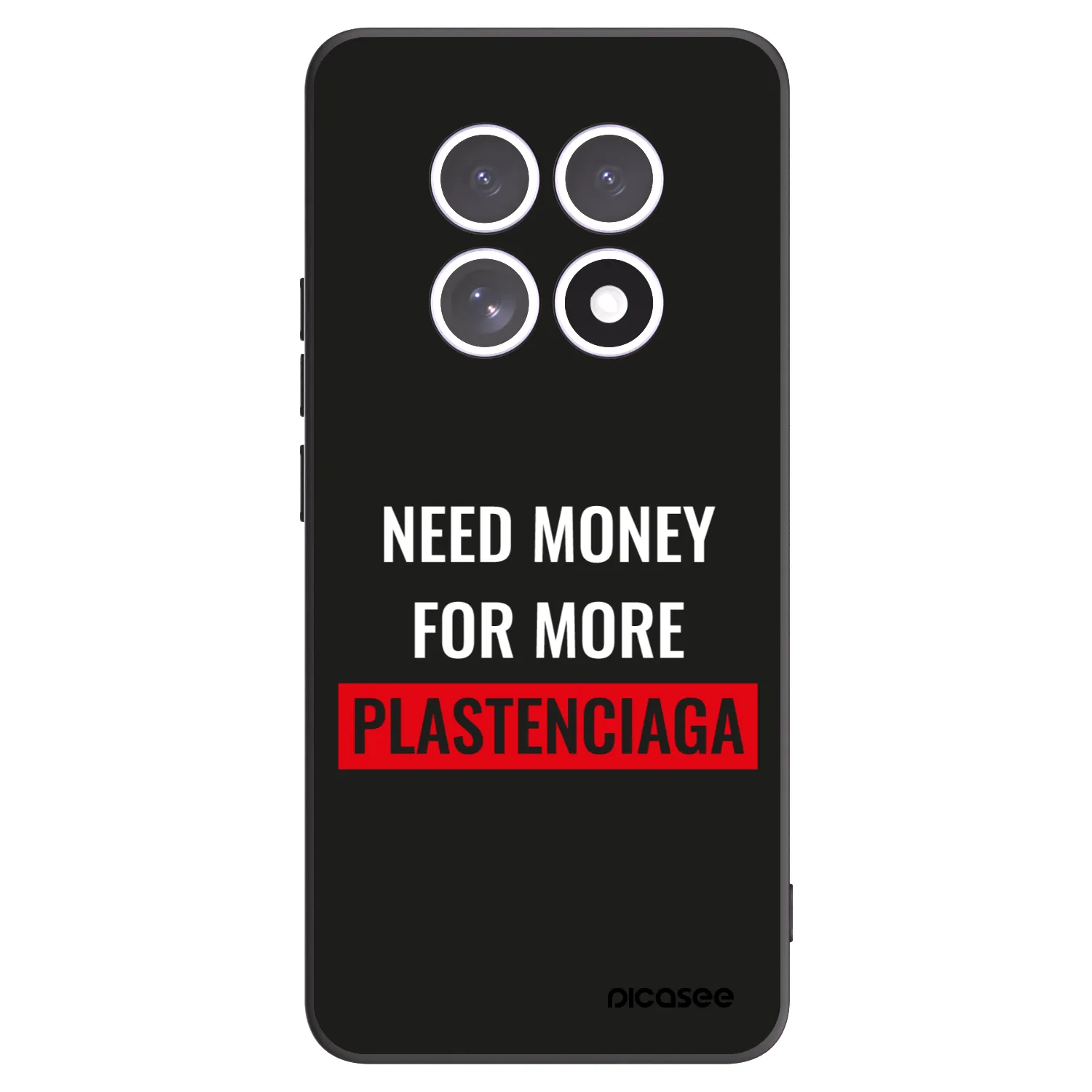 Picasee silikonový černý obal pro Xiaomi Redmi Note 15 - More PLASTENCIAGA