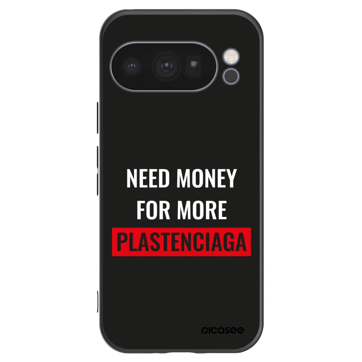 Picasee silikonový černý obal pro Google Pixel 10 Pro - More PLASTENCIAGA