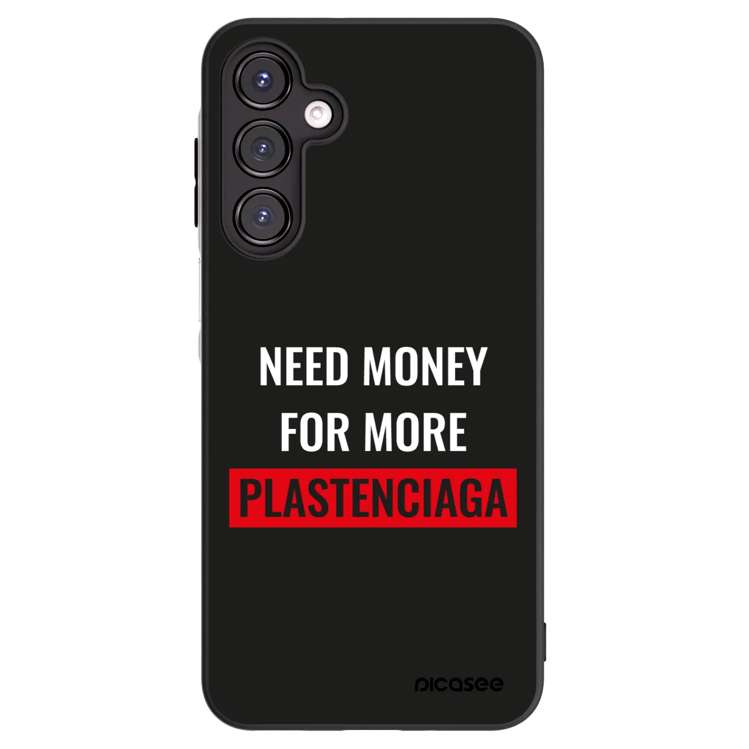 Picasee silikonový černý obal pro Samsung Galaxy A16 4G - More PLASTENCIAGA