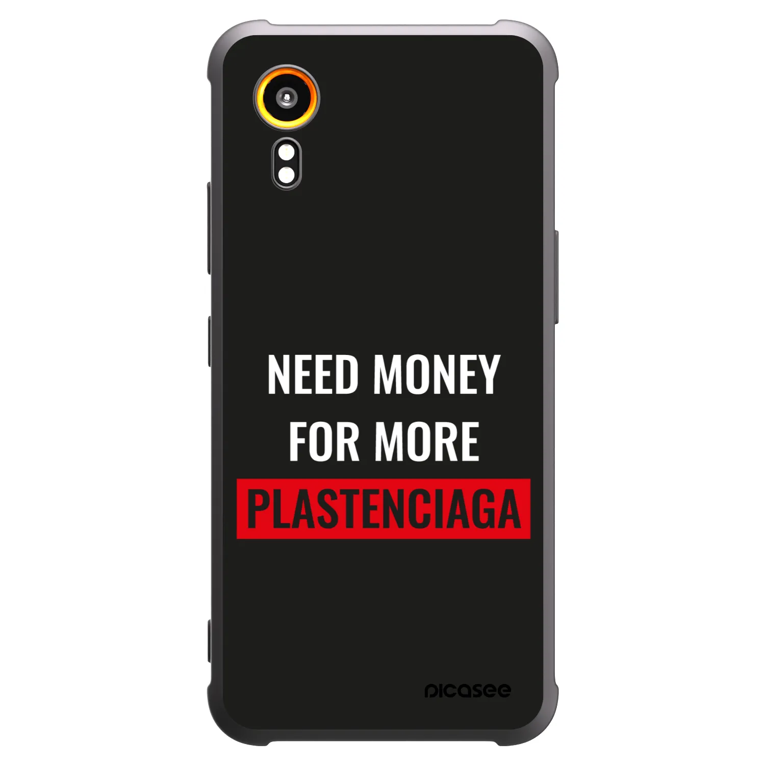 Picasee silikonový černý obal pro Samsung Galaxy Xcover 7 - More PLASTENCIAGA