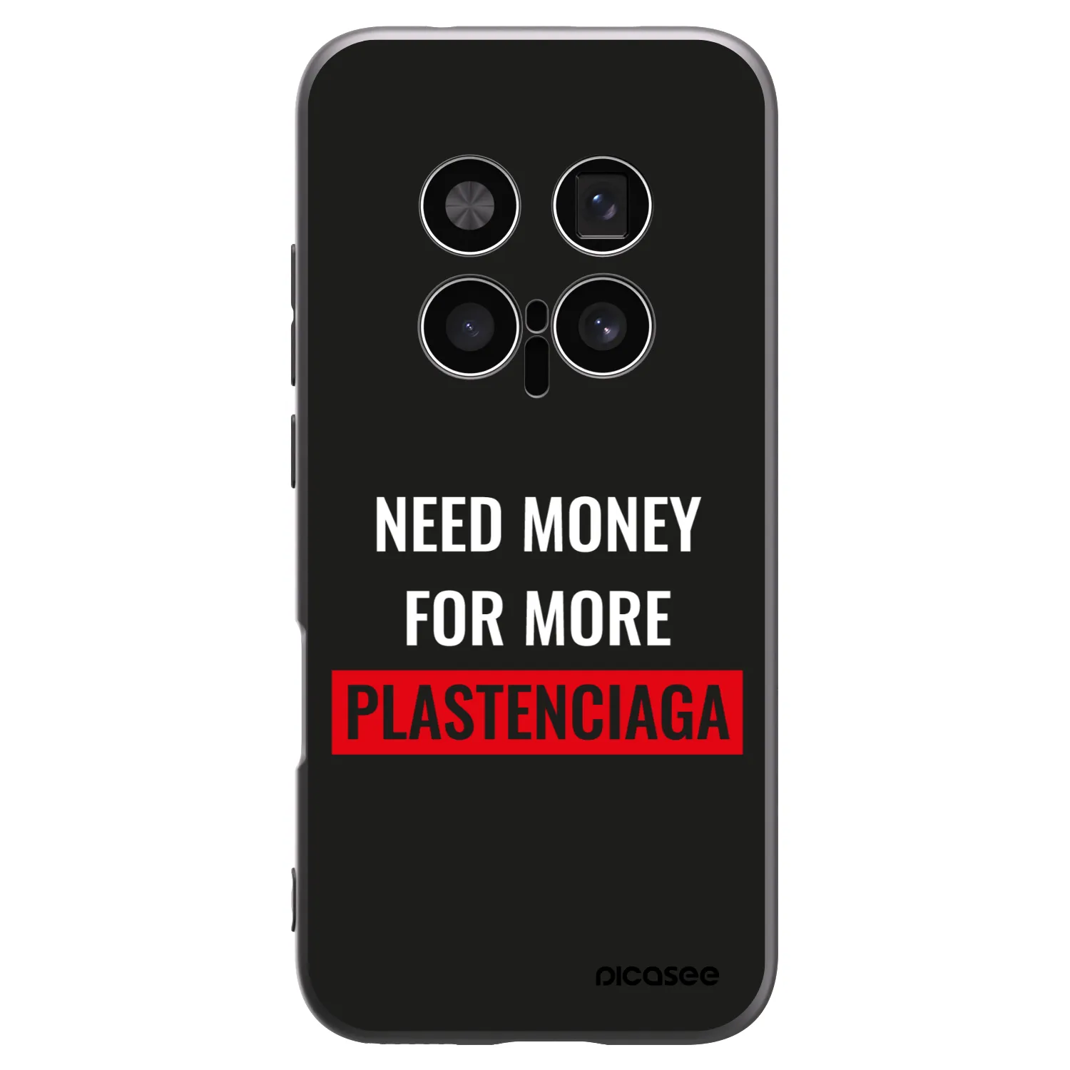 Picasee silikonový černý obal pro Honor Magic8 Pro 5G - More PLASTENCIAGA