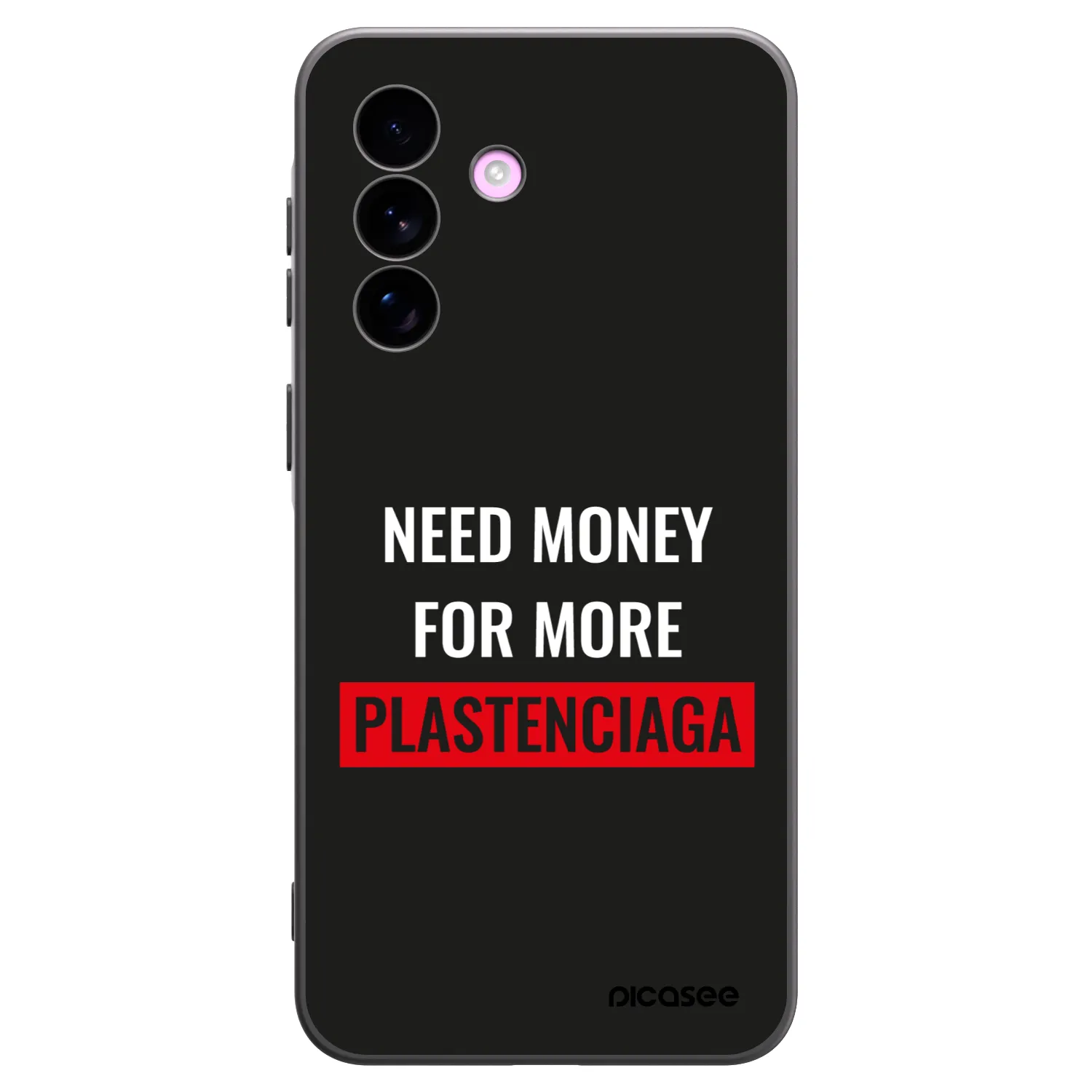 Picasee silikonový černý obal pro Samsung Galaxy A57 5G - More PLASTENCIAGA